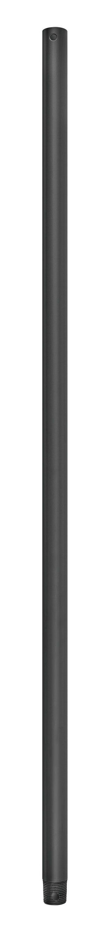 Matte Black 36-Inch Steel Ceiling Fan Downrod