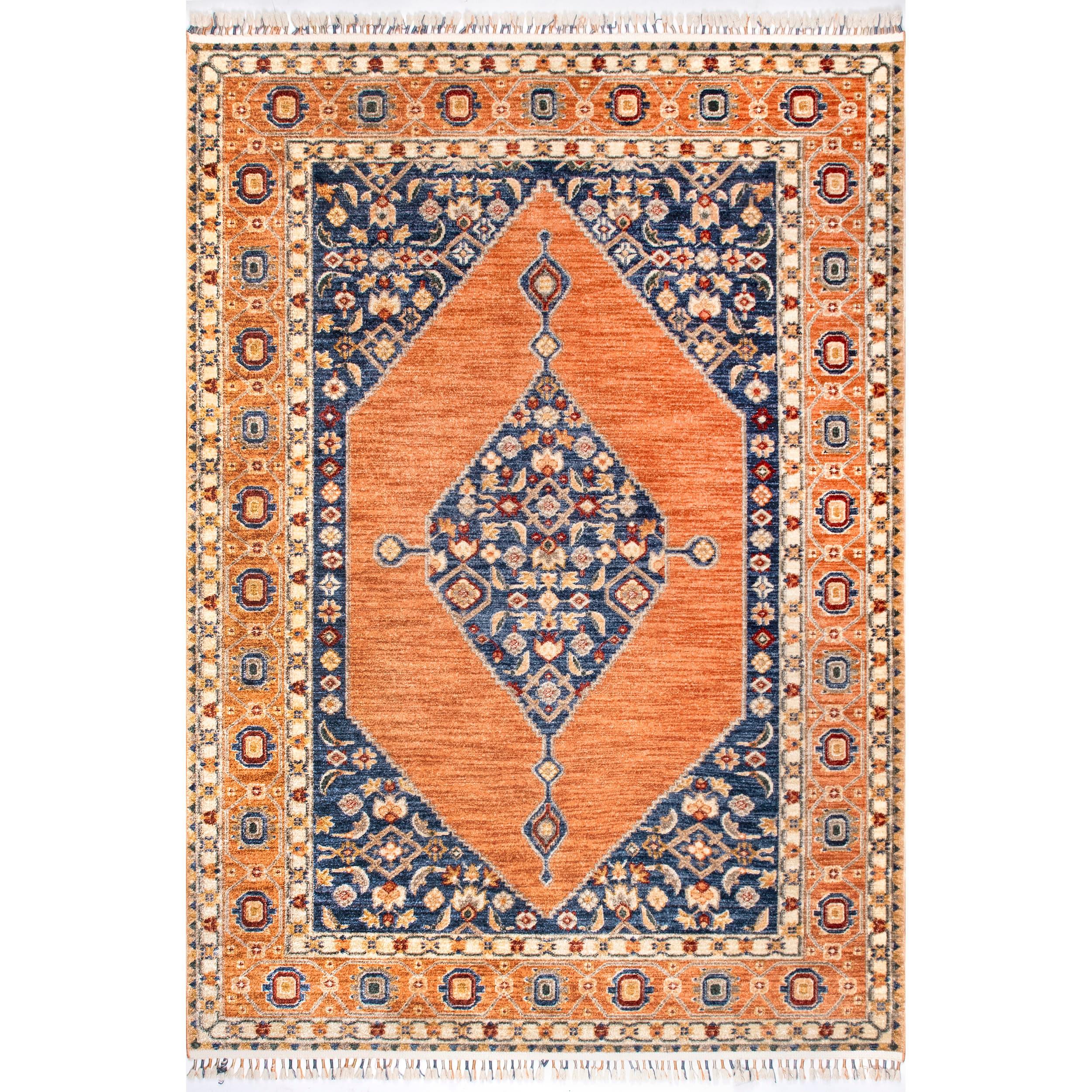 Nuloom Halley Floral Cardinal Medallion Indoor Area Rug, 3' x 5'