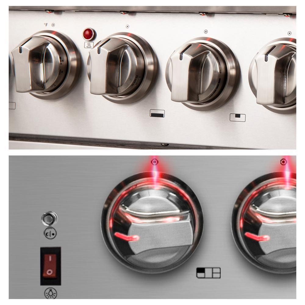 Capriasca - Titanium Professional 36" Freestanding Dual Fuel Range