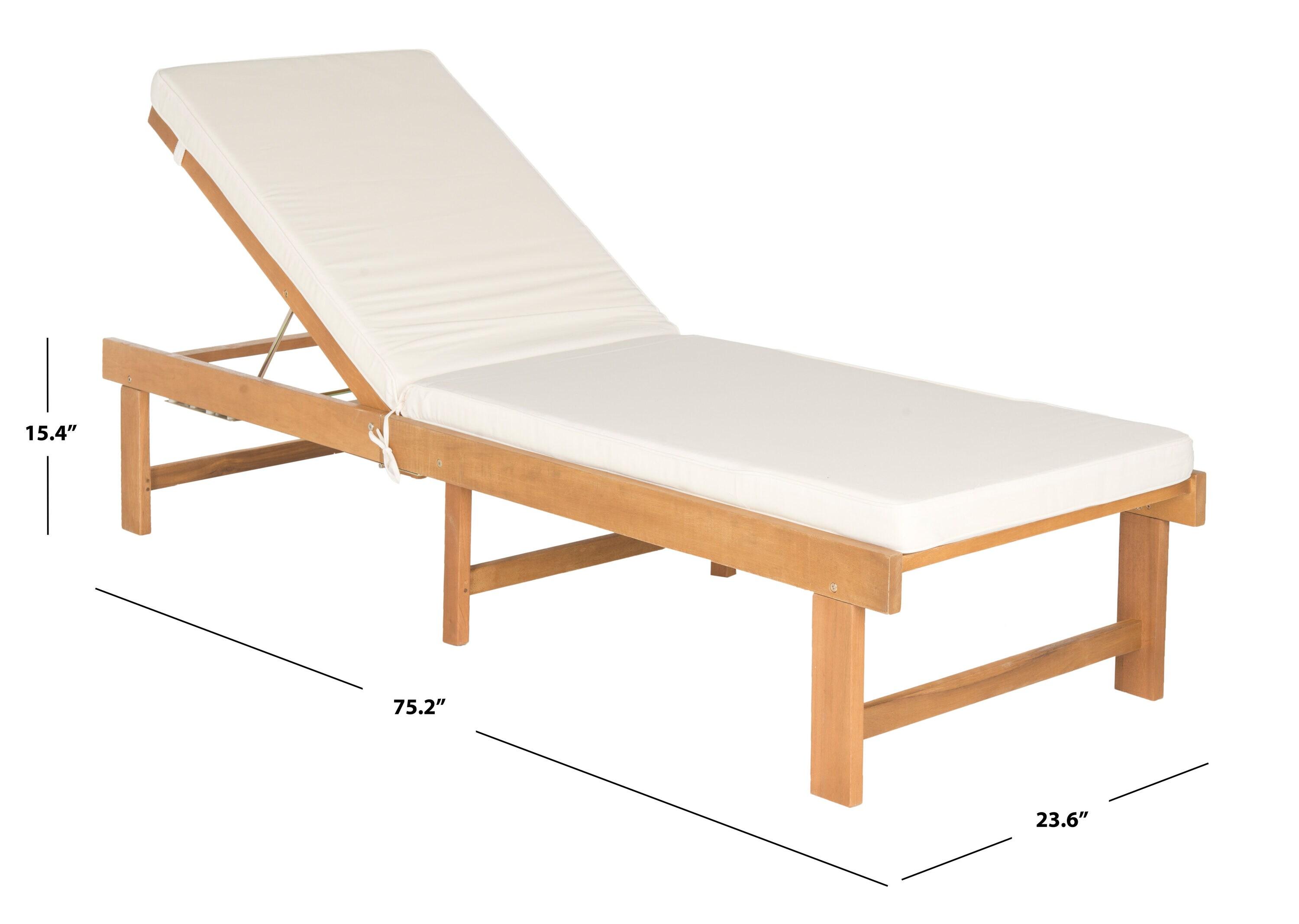 Inglewood Lounge Chair - Outdoor - PAT6723 - Natural/Beige -Safavieh