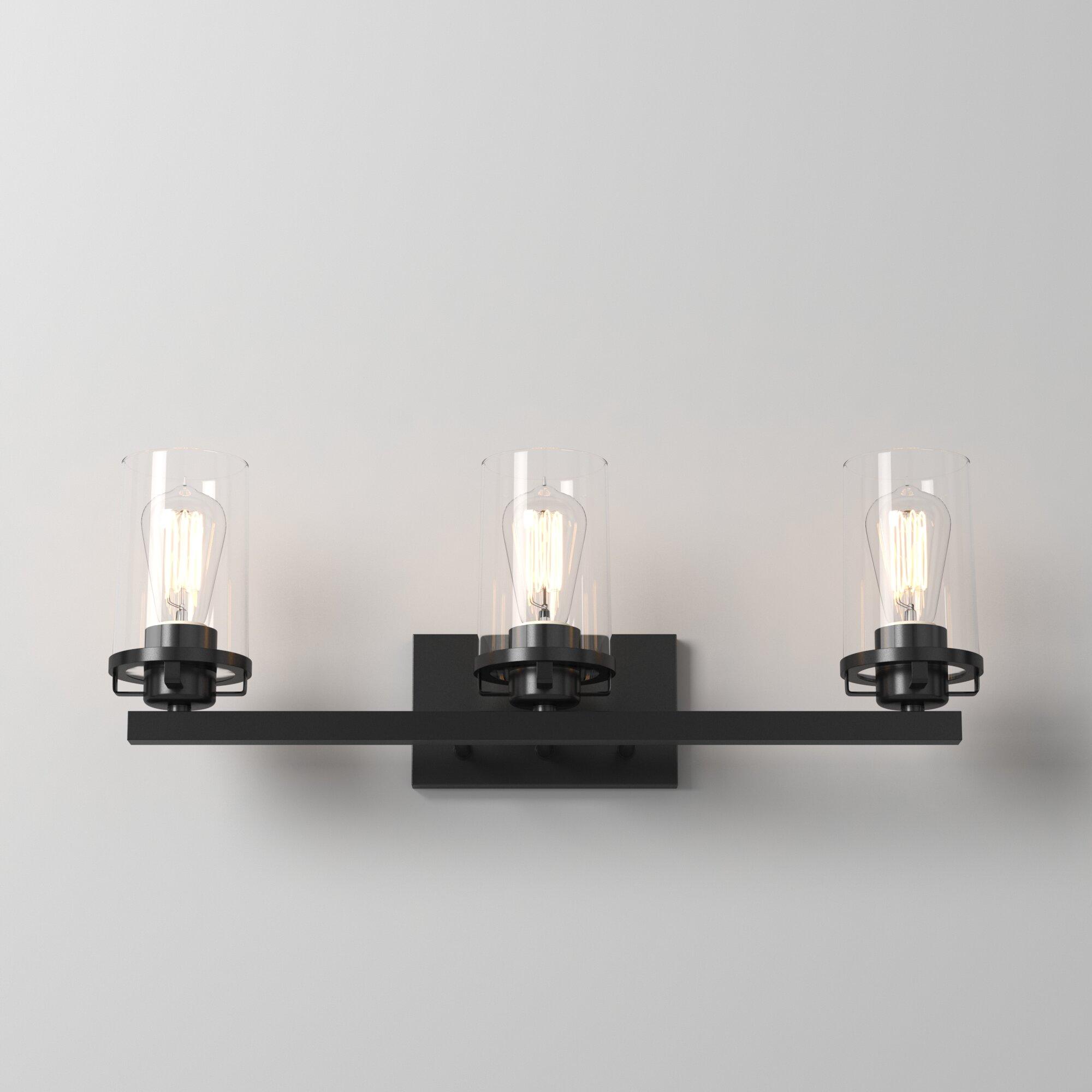 Designers Fountain 93303-BK Jedrek 3 Light Bath in Black