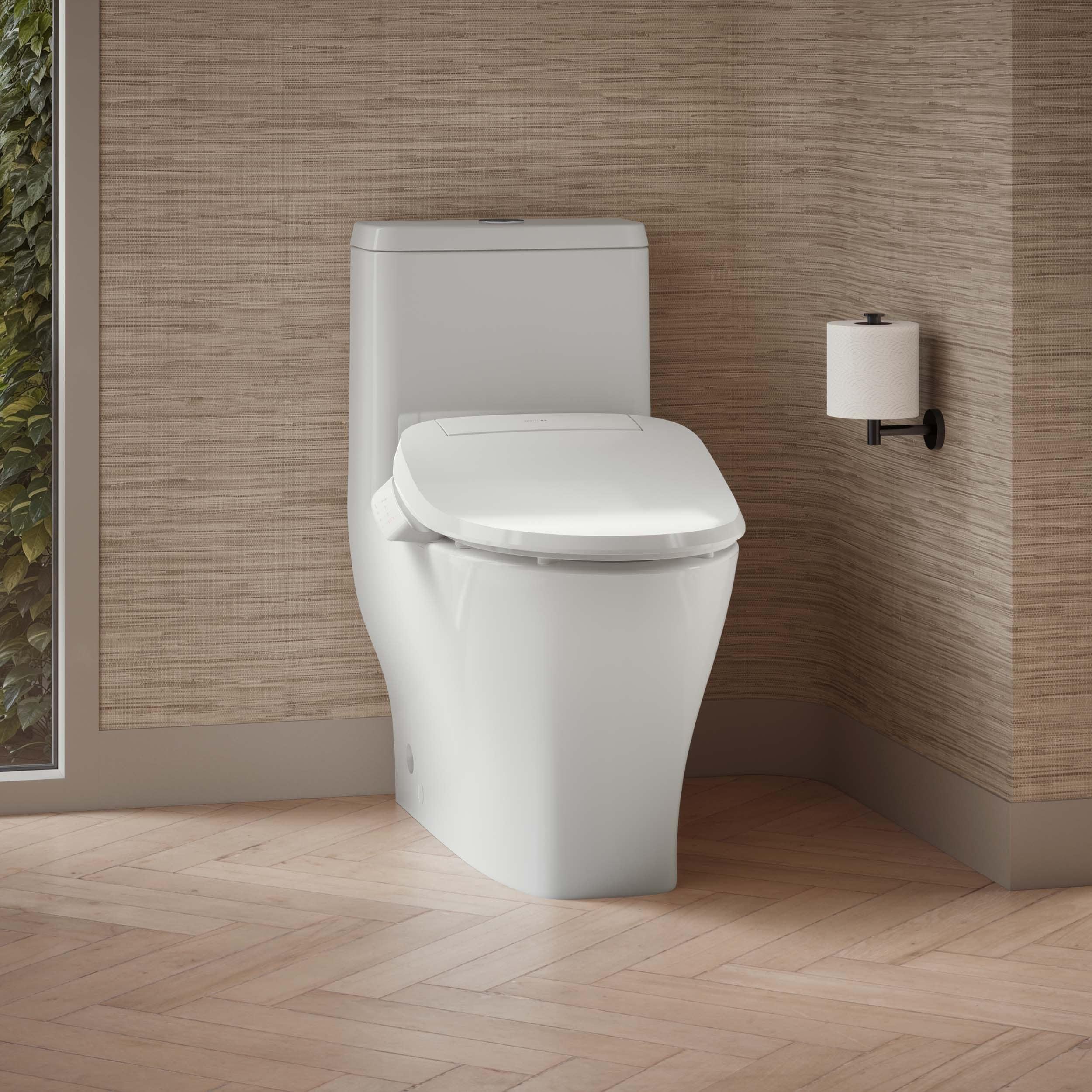 Kohler Spacity One-Piece Compact Elongated Toilet With Skirted Trapway, 1.28 Gpf K28020-0