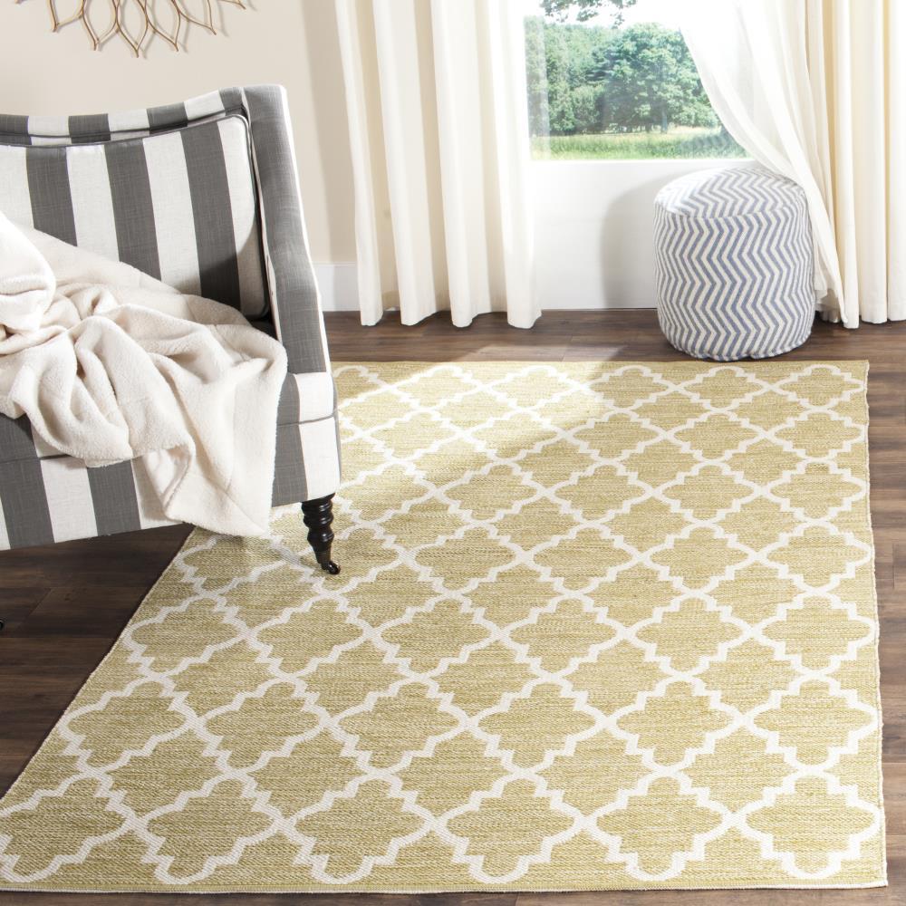 Montauk MTK810 Hand Woven Area Rug - Green/Ivory - 8'x10' - Safavieh.