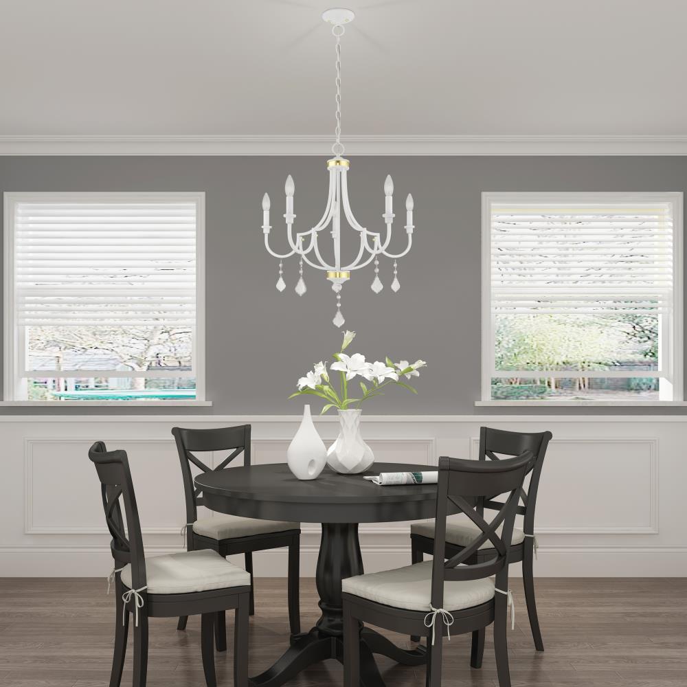 Livex Lighting Glendale 5 - Light Chandelier in  White