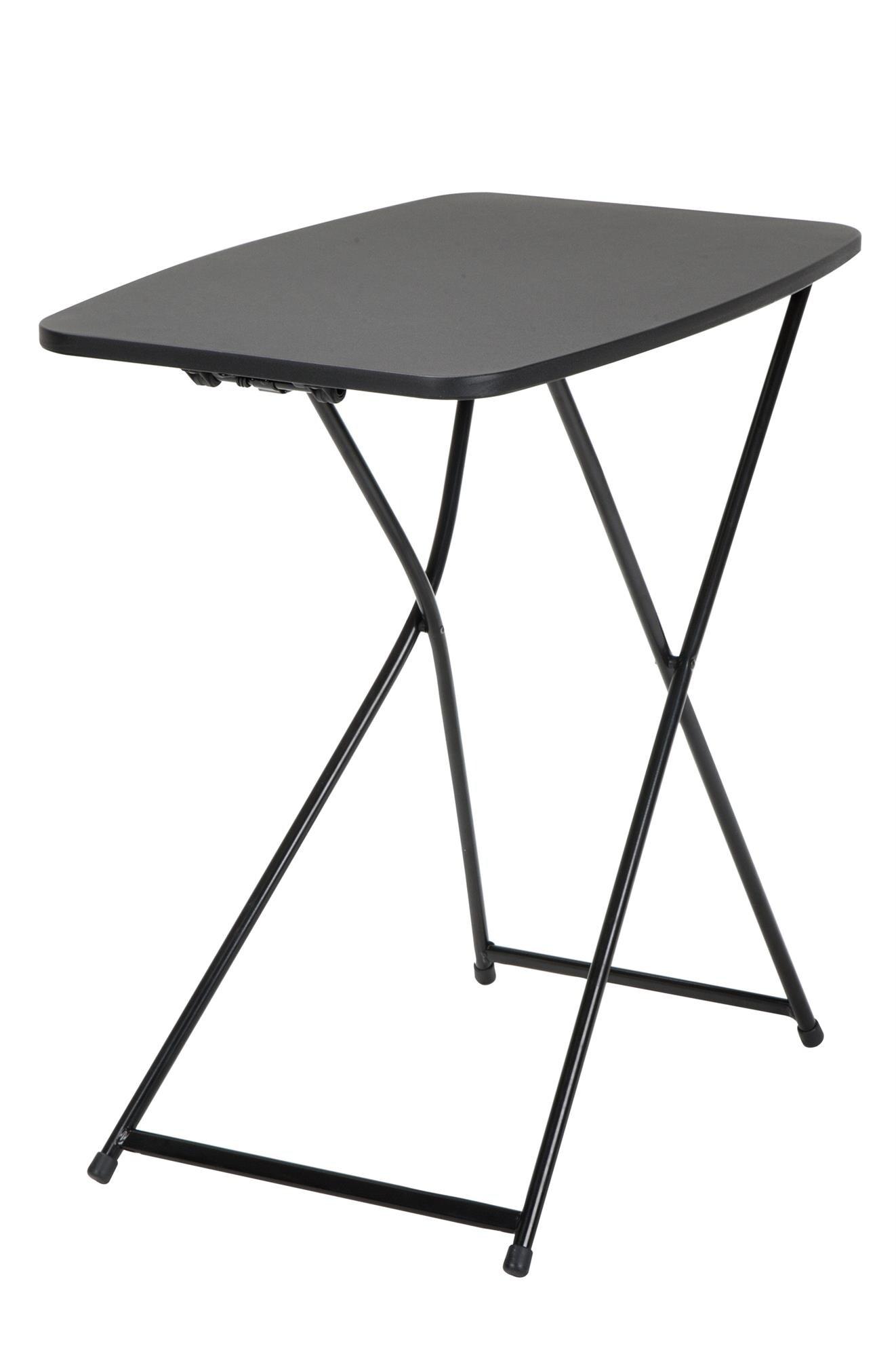 COSCO Personal Folding Activity Table, Multi-Purpose, Adjustable Height, Black, 2-Pack