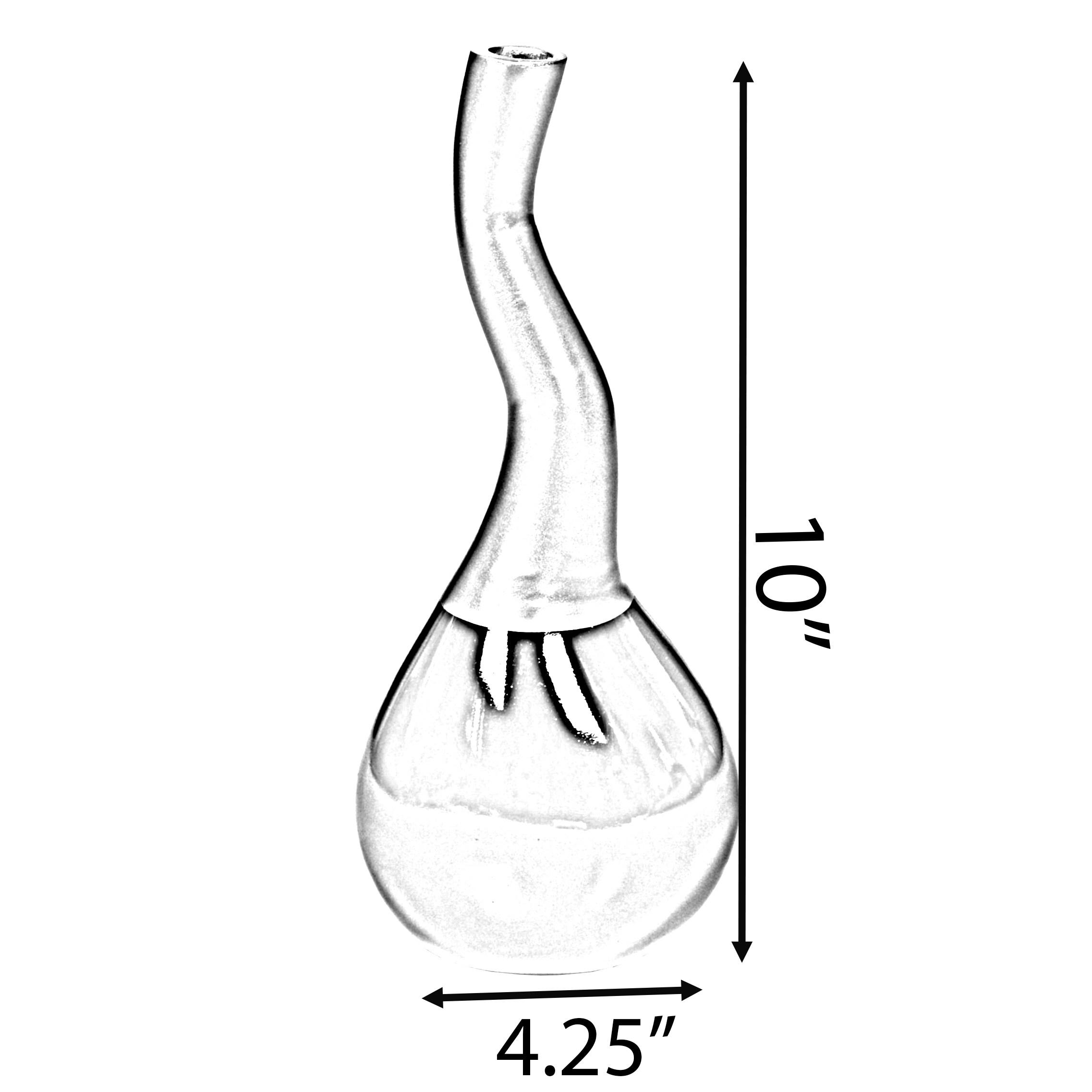 Uniquewise Decorative Modern Table Flower Vase Aluminium-Casted, Two Tone Brown and Gold 10 Inch