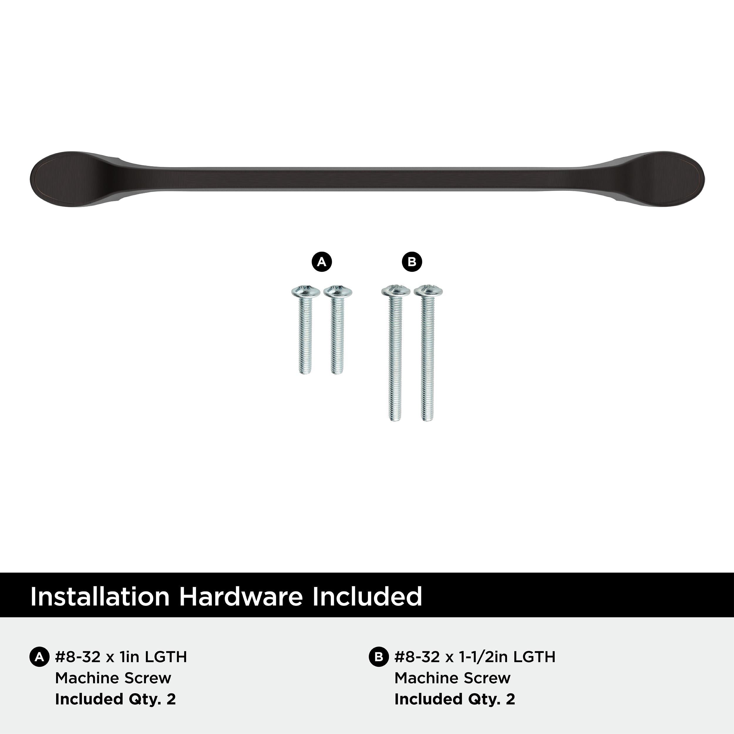 Ravino 6-5/16 in. (160mm) Classic Oil-Rubbed Bronze Arch Cabinet Pull