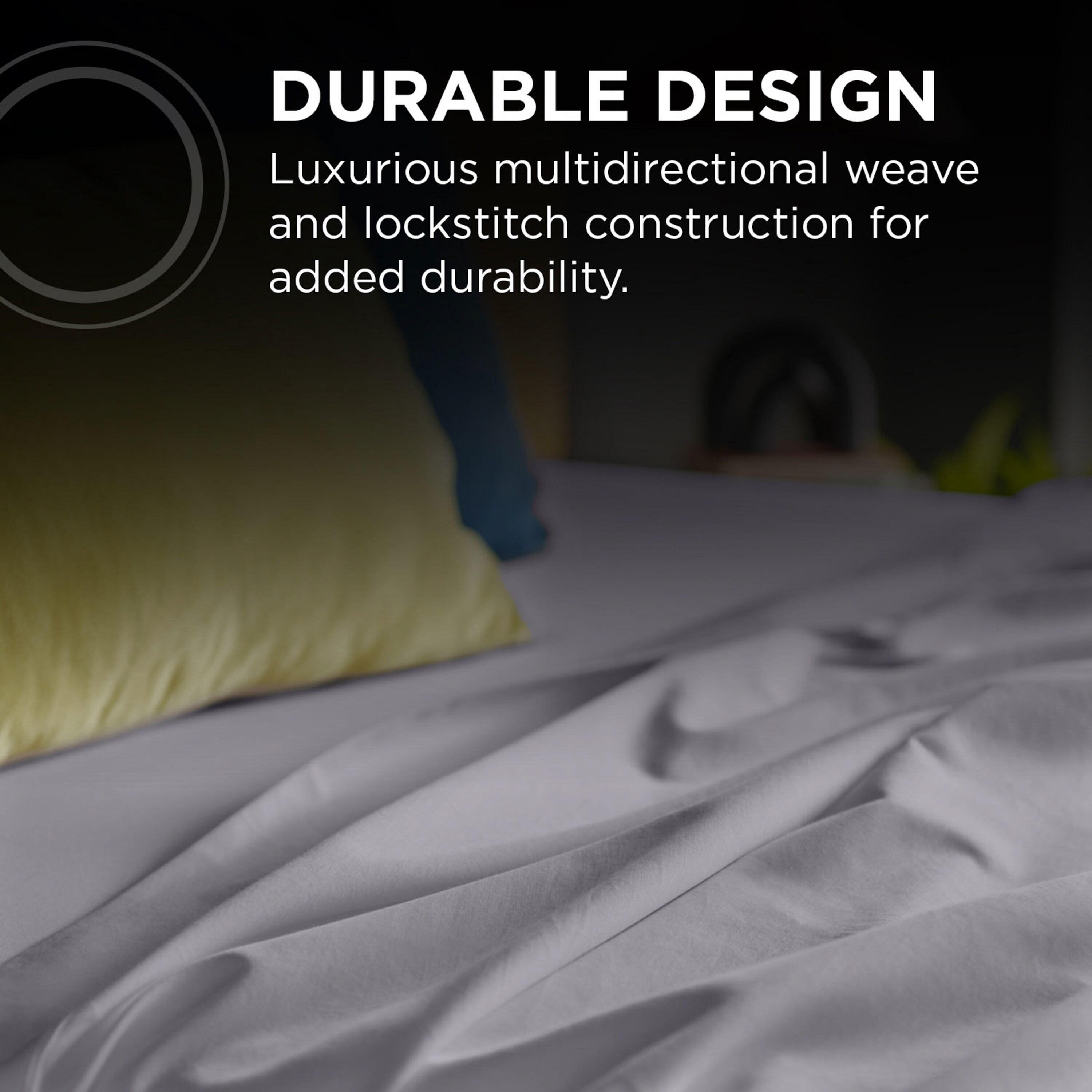 Tempur-Pedic Tempur Luxe Egyptian Cotton Sheet Set Sleepy Blue - King, Adult