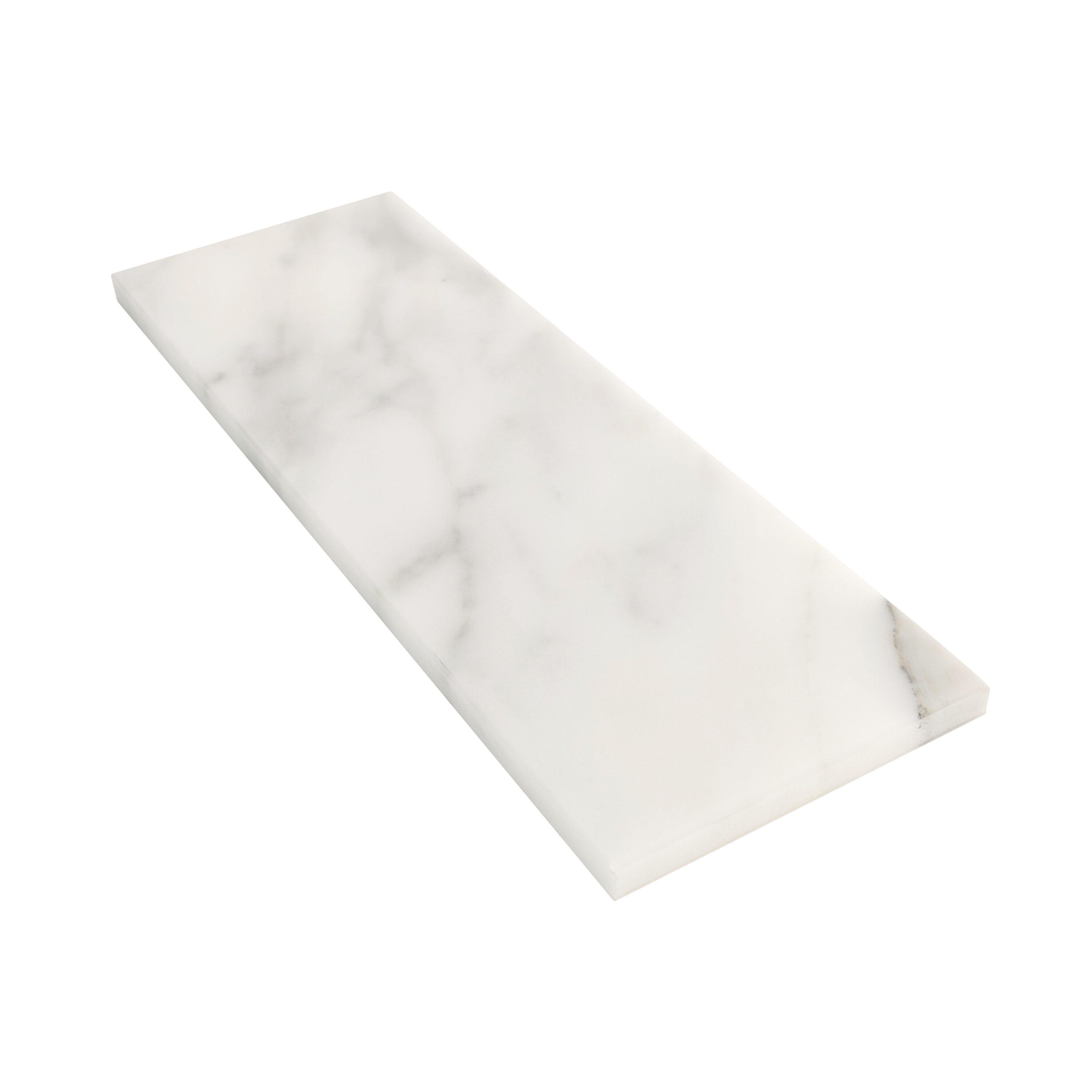 4" x 12" Marble Look Subway Wall & Floor Tile