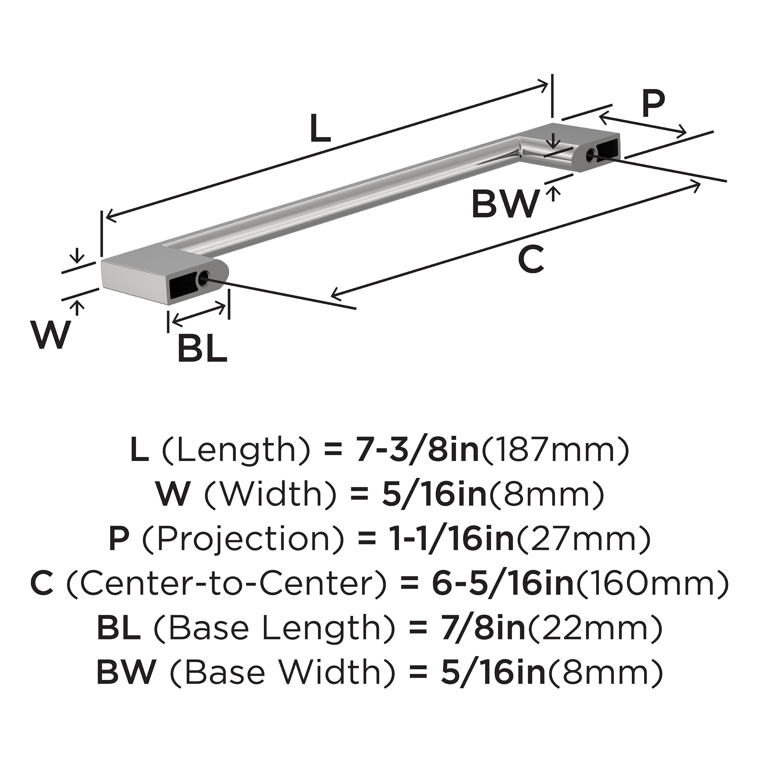 6 5/16" Center Handle Pull Multipack