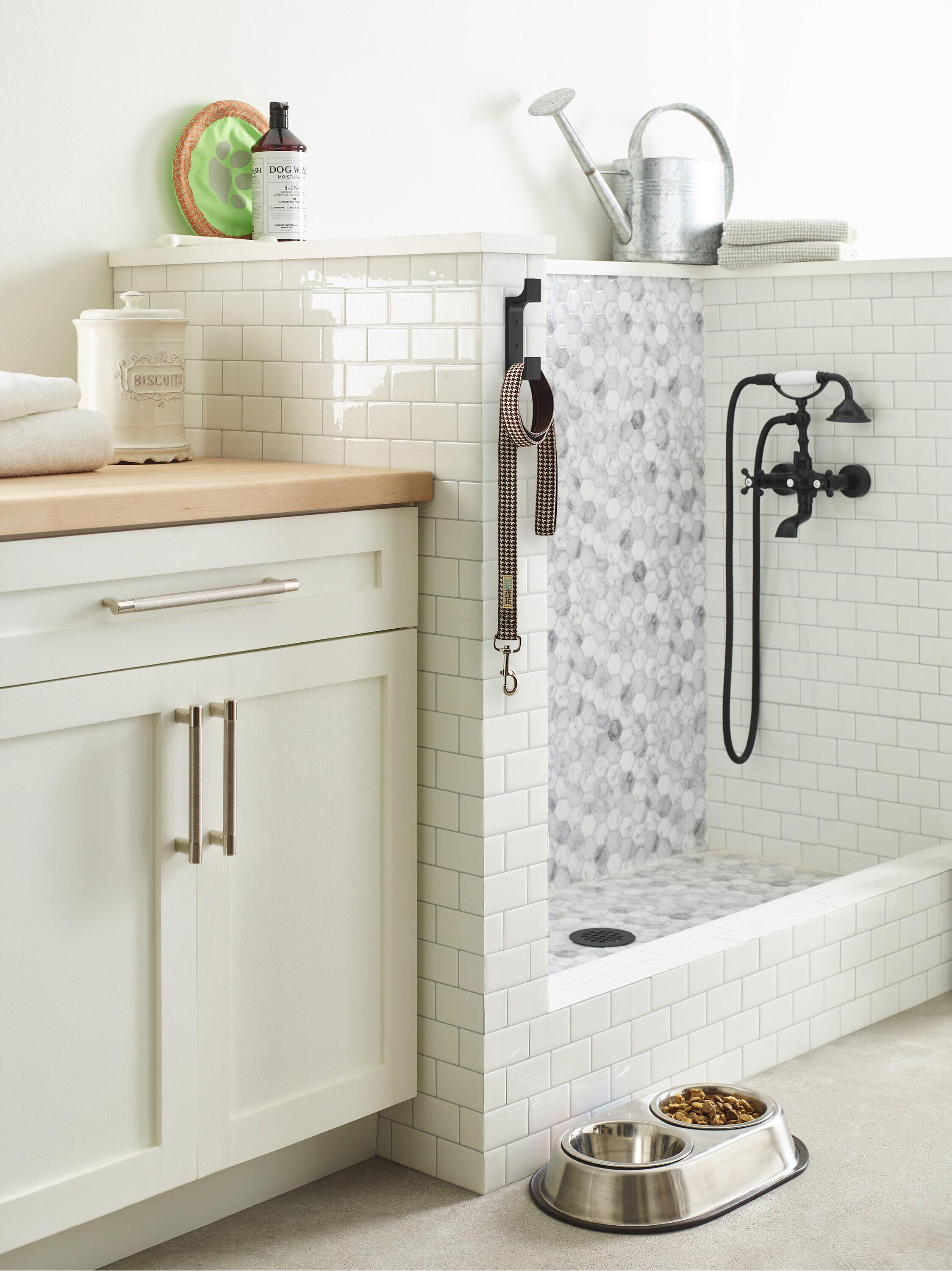 Amerock Bray Contemporary Double Prong Decorative Wall Hook