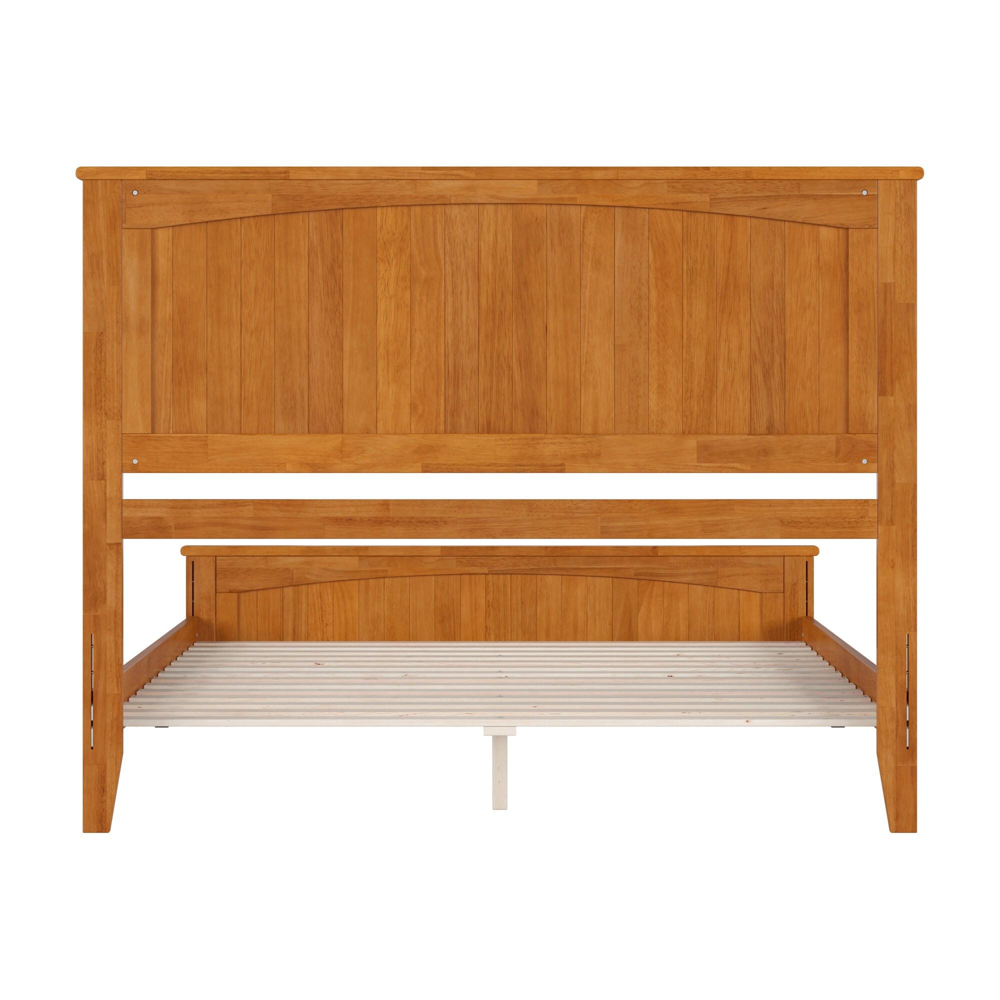 AFI Furnishings Nantucket Low Profile Solid Wood Platform Bed with Matching Footboard