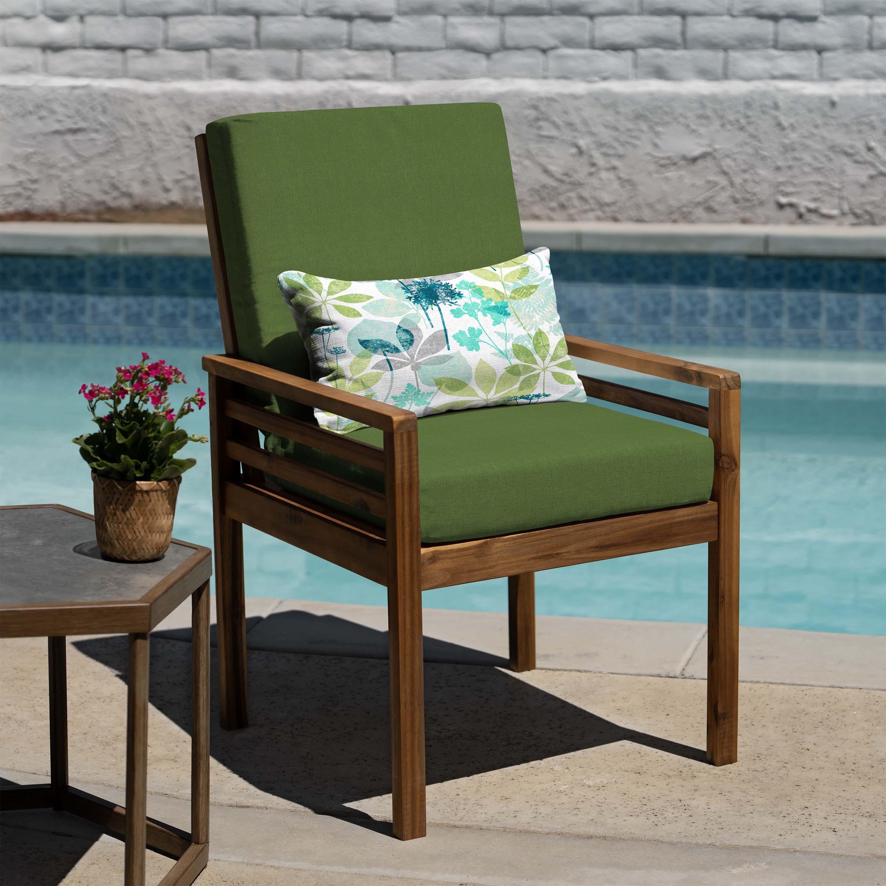 Honeycomb Outdoor Highback Dining Chair Cushion