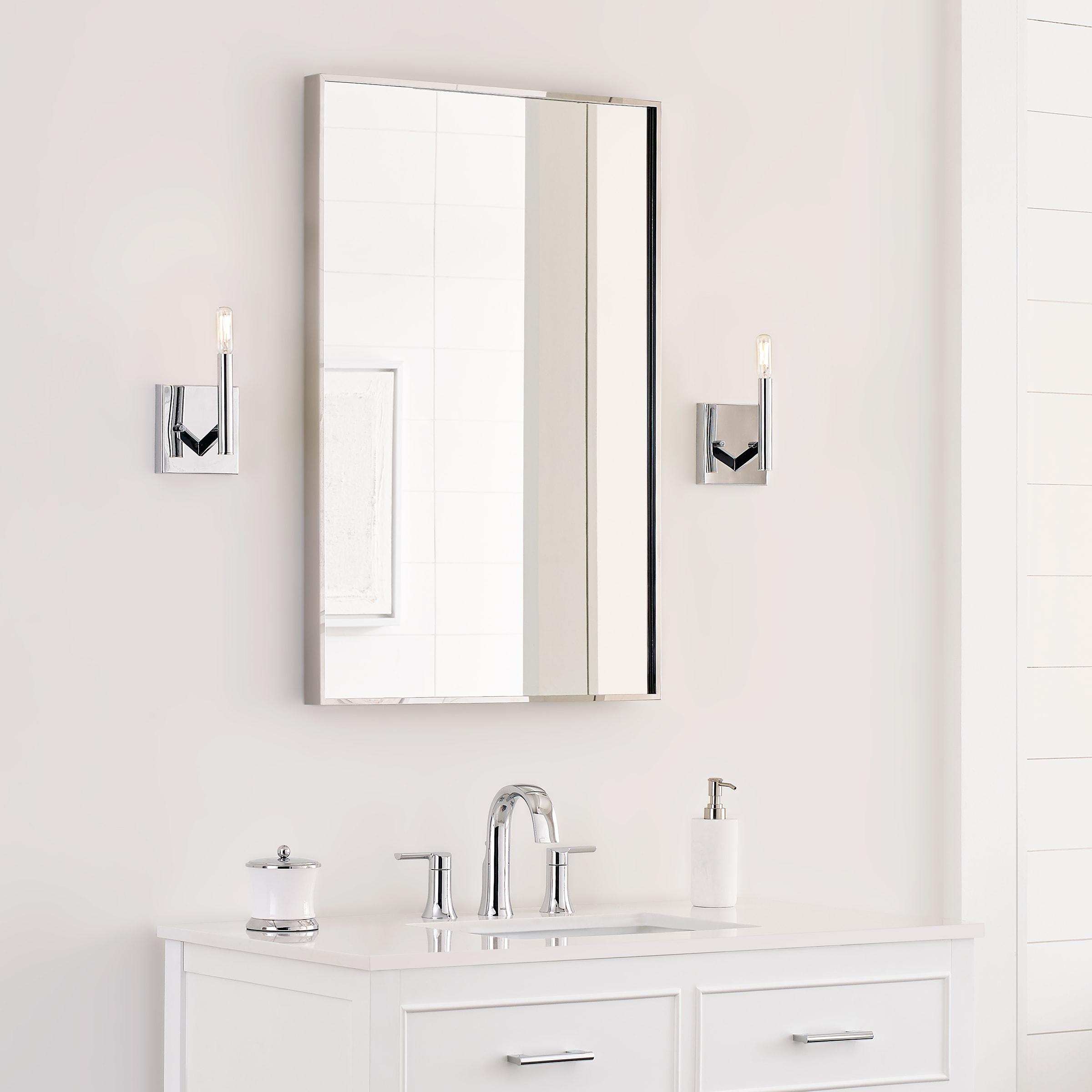Chrome Direct Wired Electric Outdoor Wall Sconce