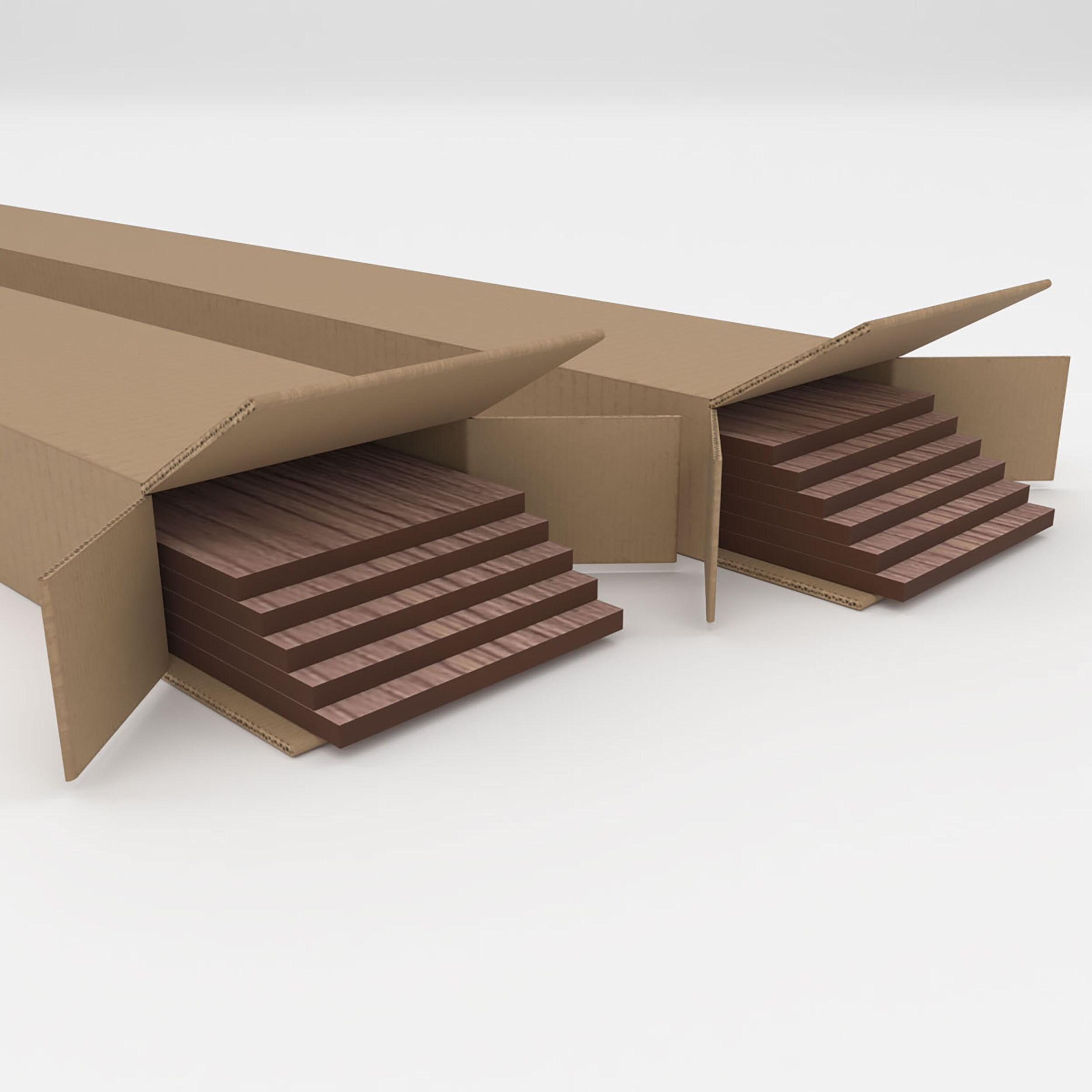 Ekena Millwork Adjustable Wood Slat Wall Panel Kit