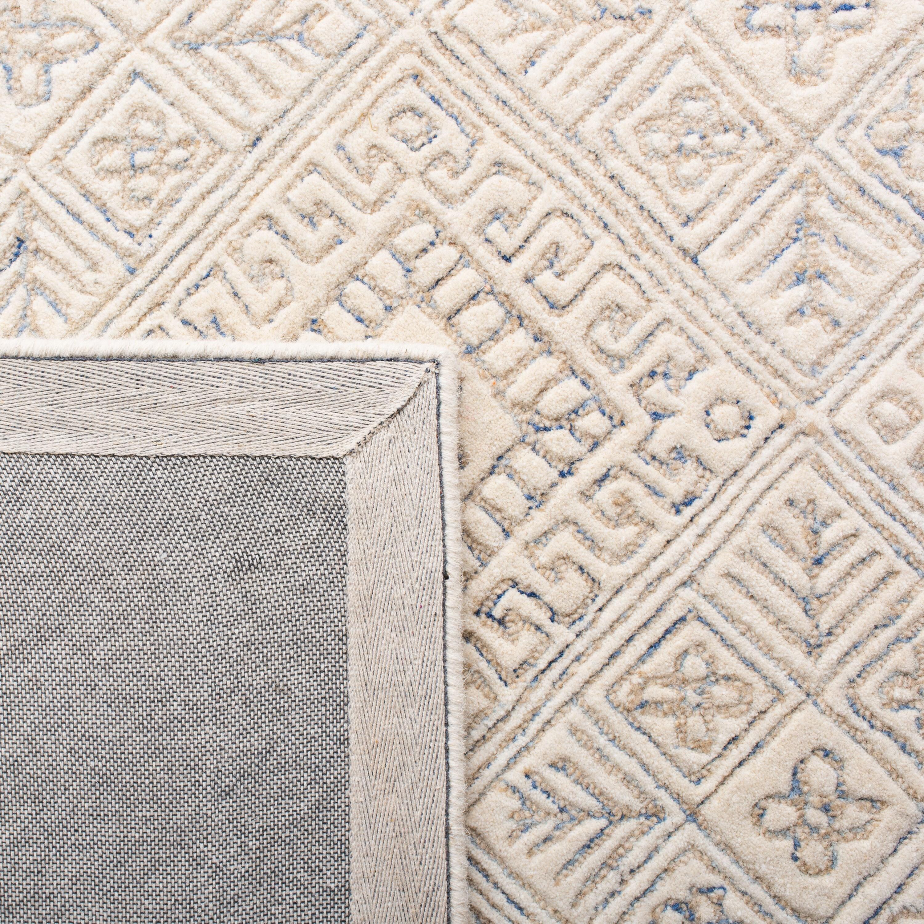 Glamour GLM660 Hand Tufted Indoor Area Rug - Ivory/Beige - 8'x10' - Safavieh