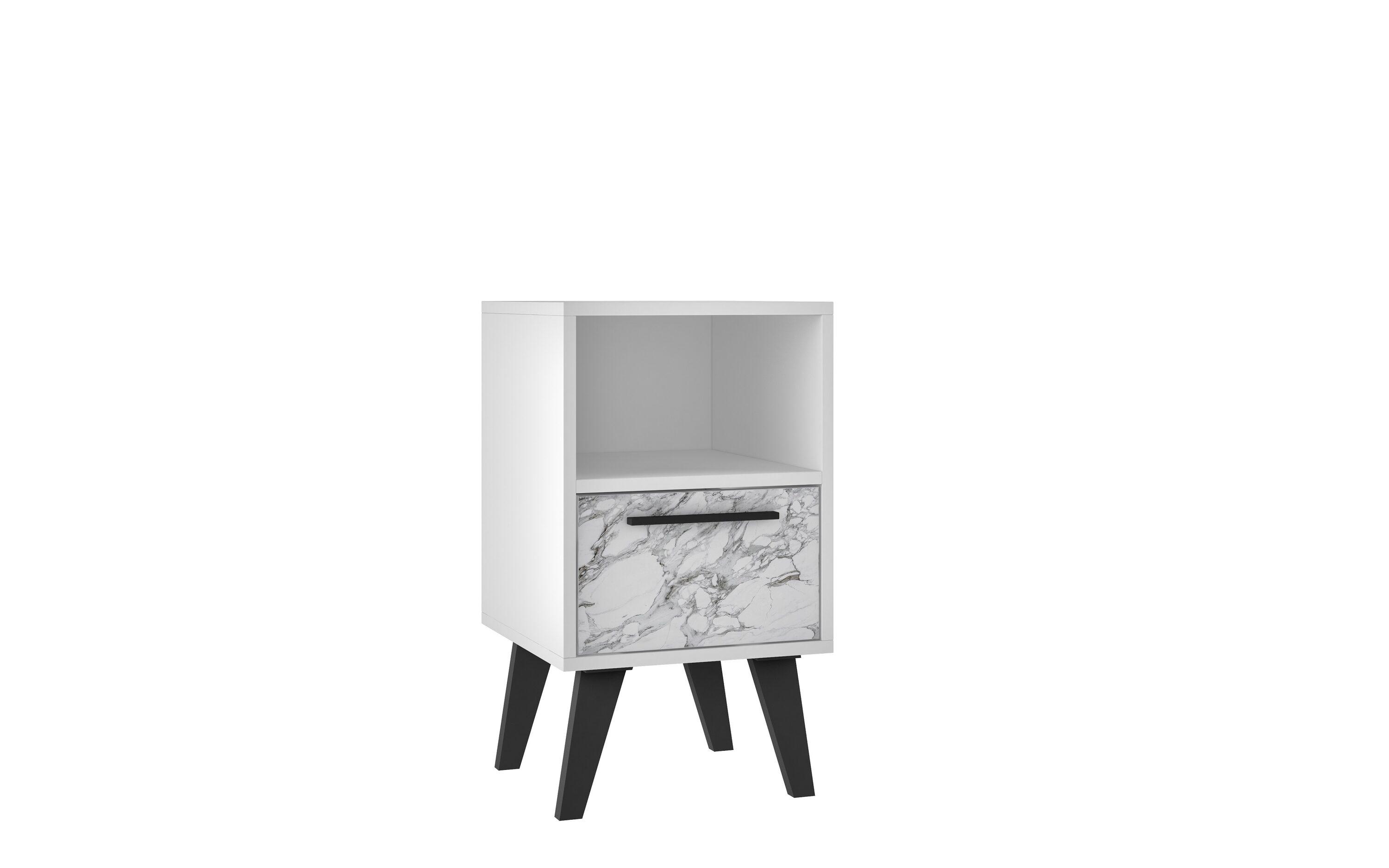 Mid-Century- Modern Amsterdam Nightstand 1.0 with 1 Shelf