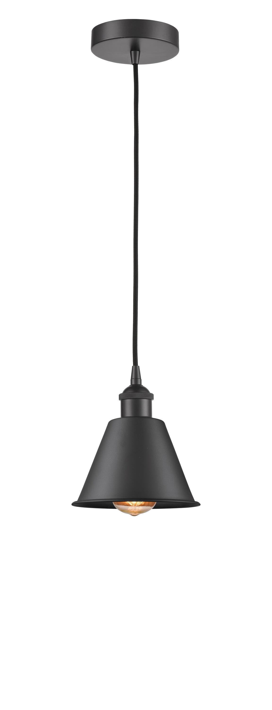 Innovations Lighting Smithfield 1 - Light Pendant in  Matte Black
