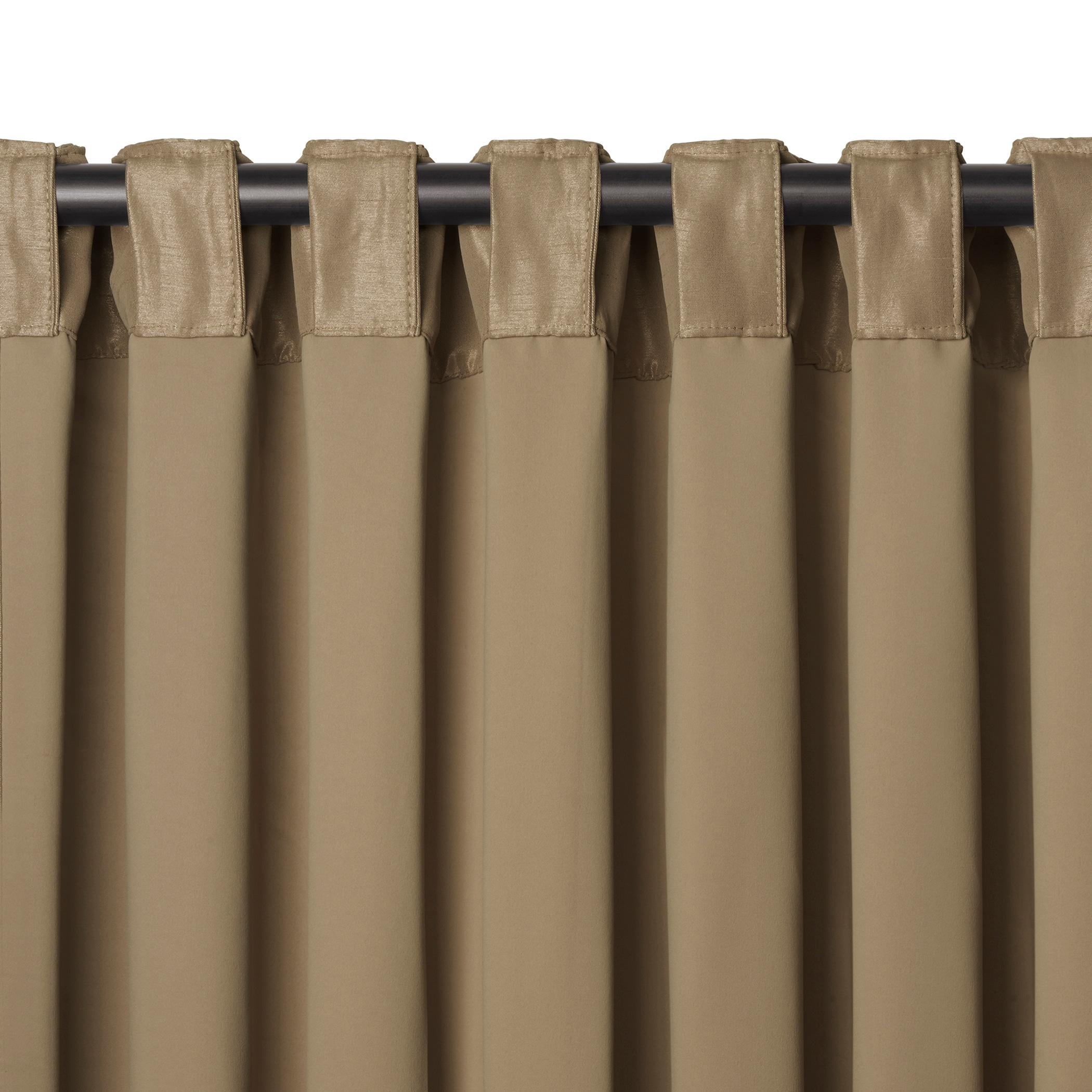 All Seasons Single Blackout Window Curtain Panel - 52" x 95" - Antique Gold - Elrene Home Fashions