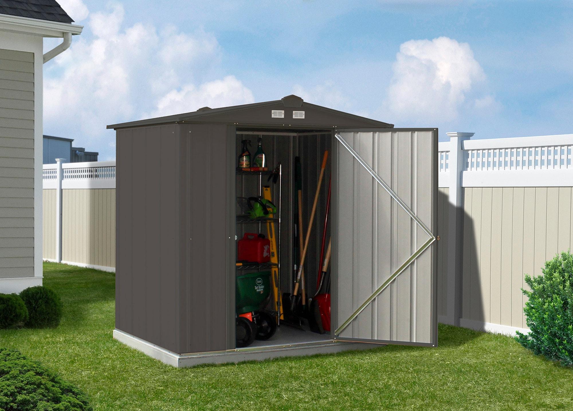 EZEE Shed 6 ft. W x 5 ft. D Metal Storage Shed