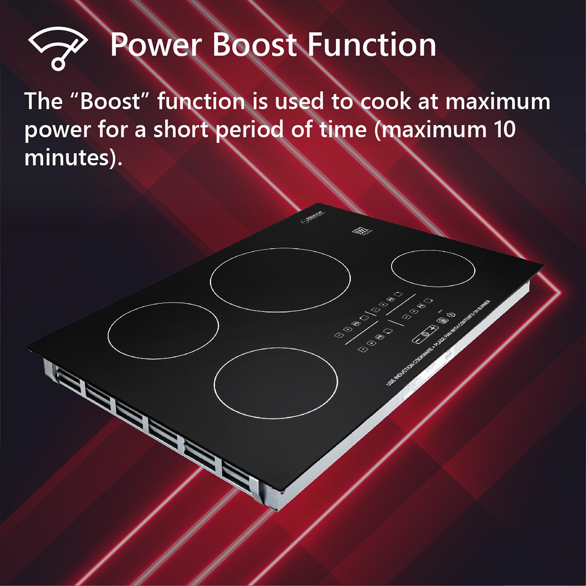 Equator 30" Built-in 4 Burner Induction Cooktop 9 Level POWER BOOST 220V