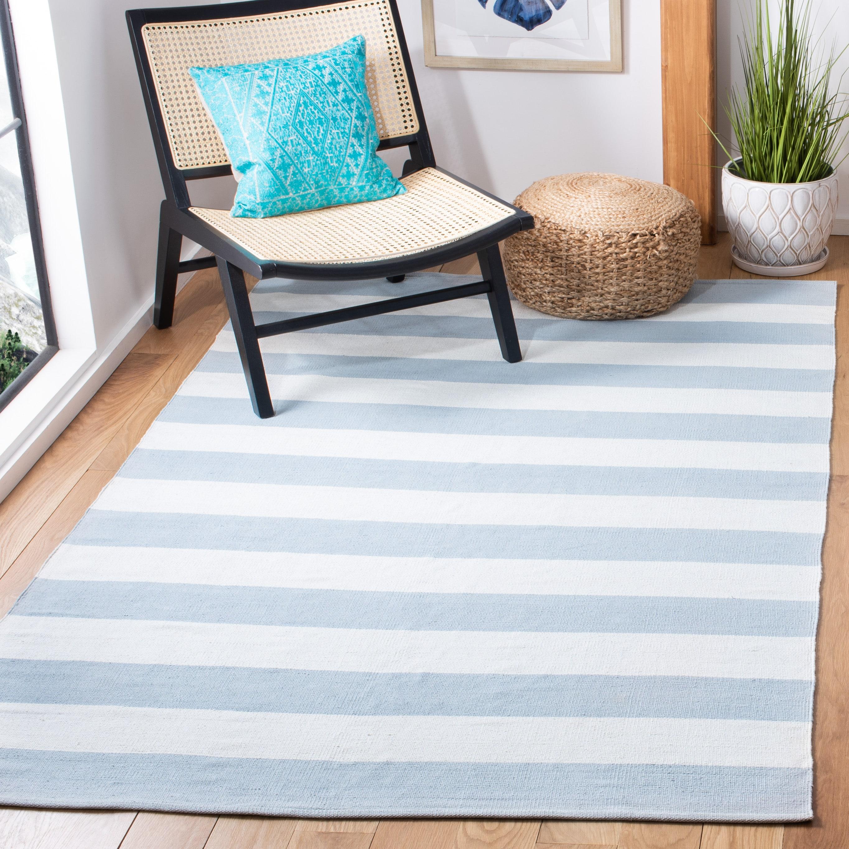 Montauk MTK712 Hand Woven Indoor Area Rug - Sky Blue/Ivory - 8'9"x11'9" - Safavieh.