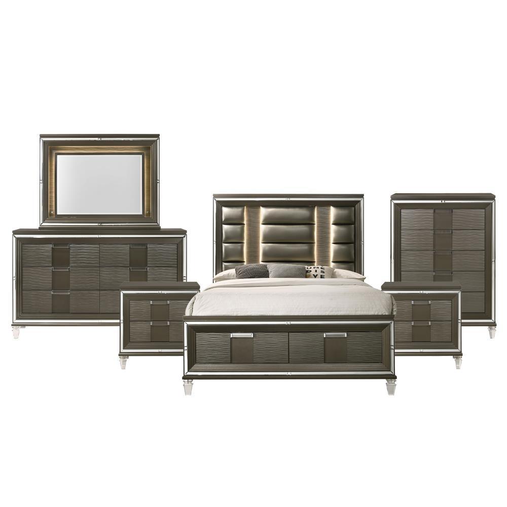 Picket House Furnishings Charlotte King Storage 6PC Bedroom Set