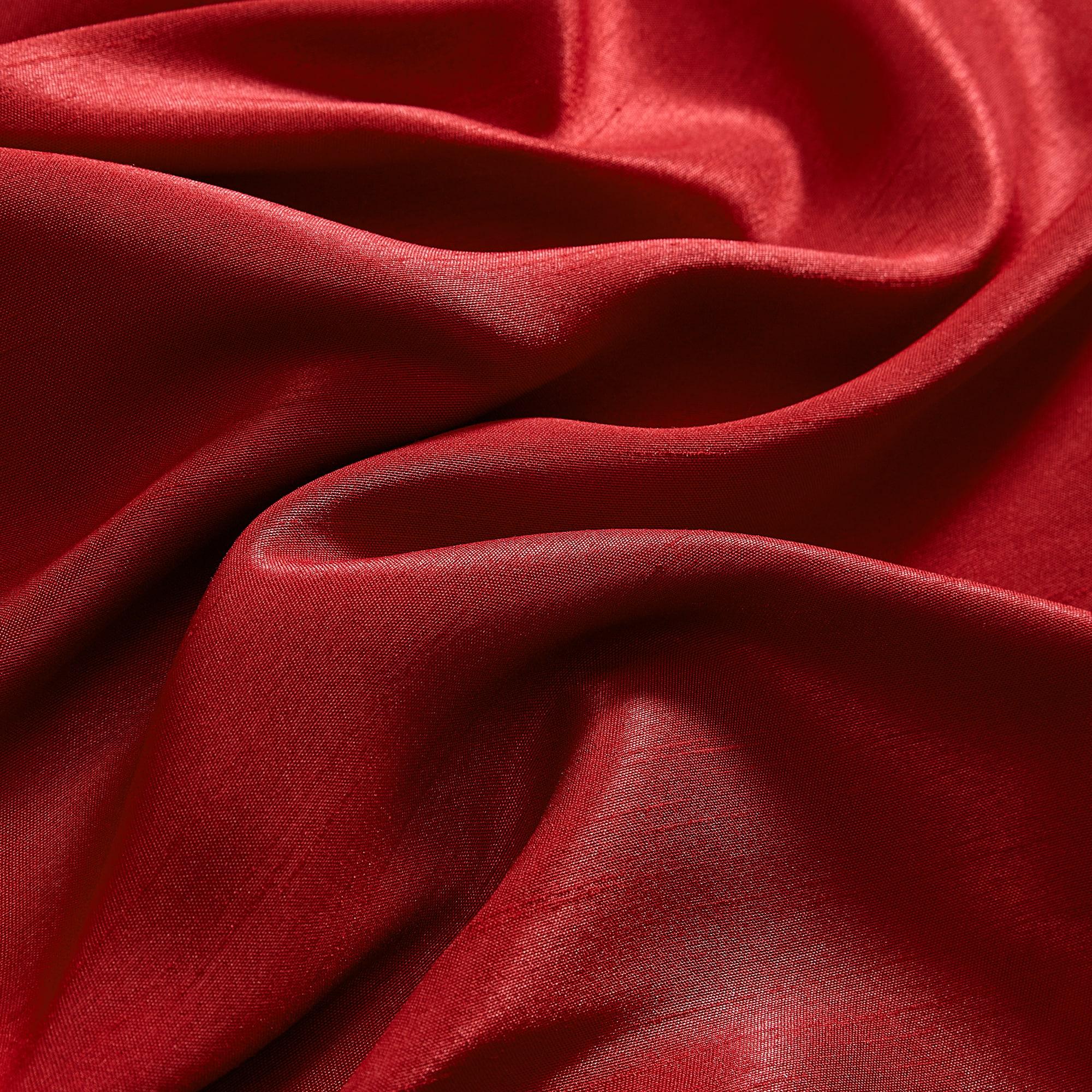 All Seasons Single Waterfall Window Valance - 52" x 36" - Rouge Red - Elrene Home Fashions