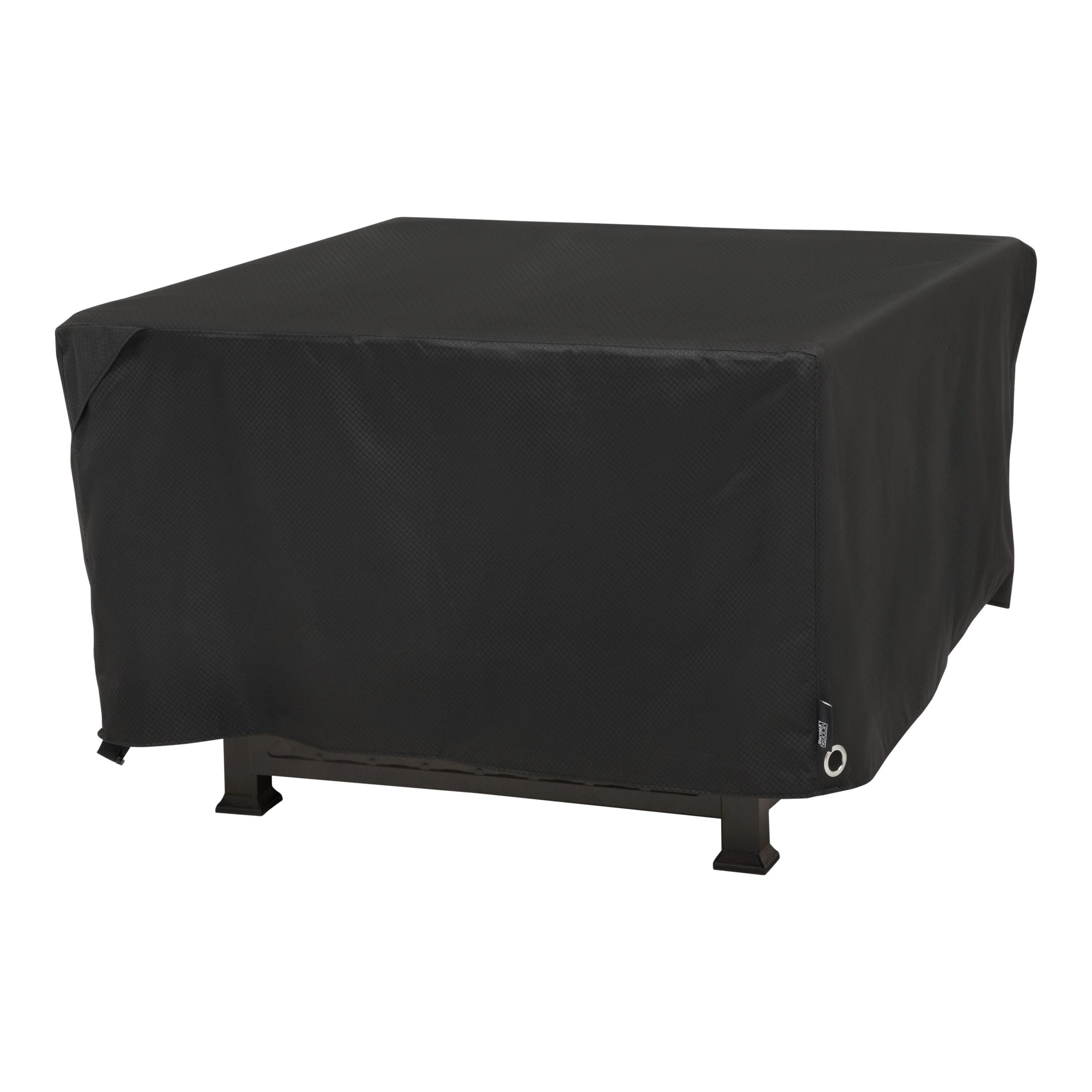 Classic Accessories Water-Resistant 42 Inch Square Fire Pit Table Cover