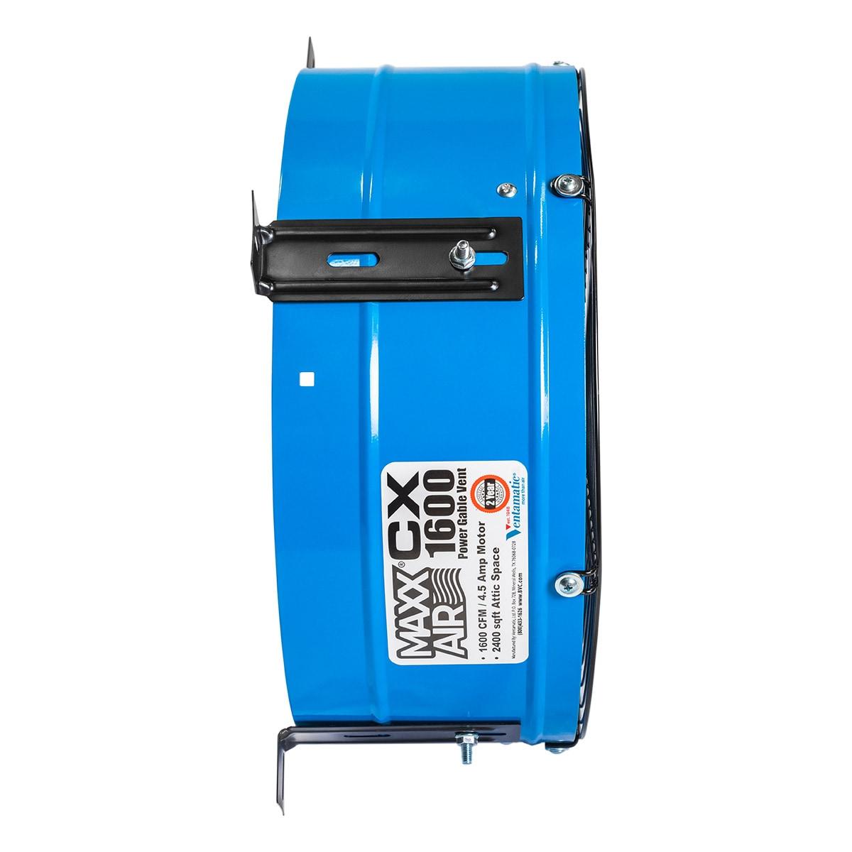 Maxx Air Professional Grade Gable Mount | Power Attic Ventilator, 2.6-Amp 60-Hz Motor and 14-Inch Blade | Quiet Home Attic Fan 1300 CFM | 1,850 SQ. FT. (Red)