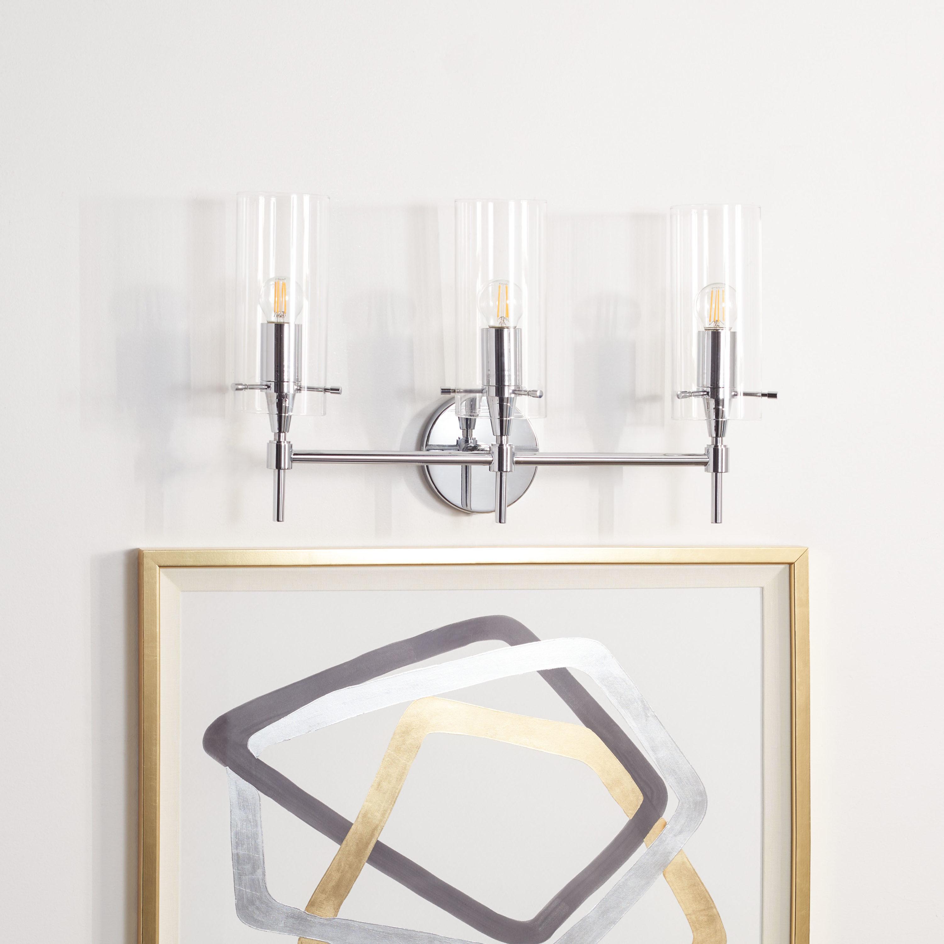 Norala Vanity Sconce - SCN5001 - Chrome - Safavieh