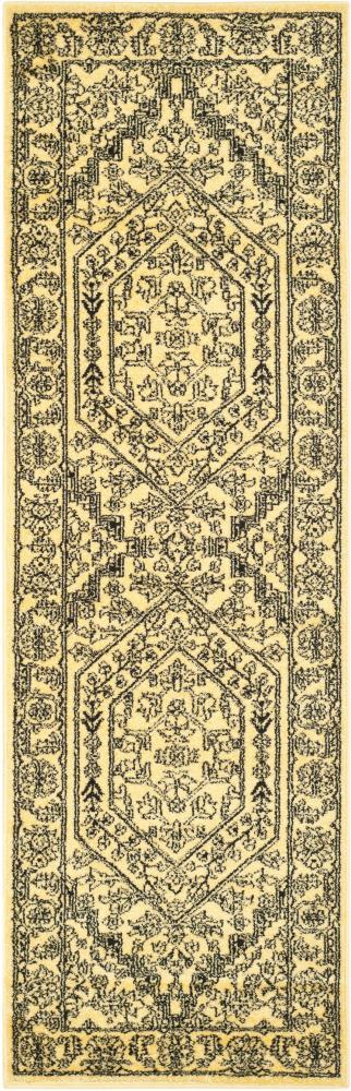 Adirondack ADR108 Power Loomed Runner Rug - Gold/Black - 2'6"x10' - Safavieh.