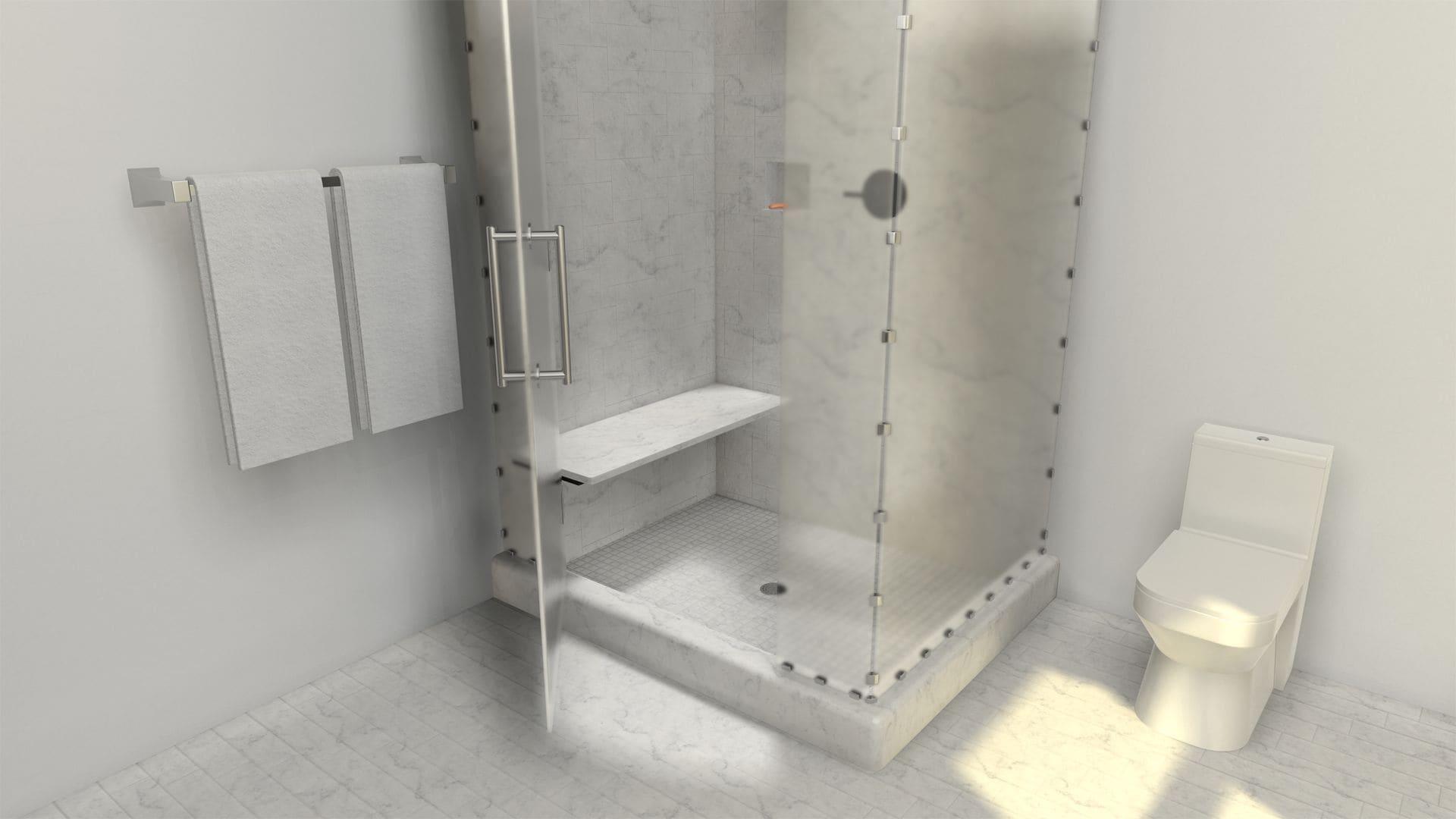 The Original™ Shower Bench Bracket 14"