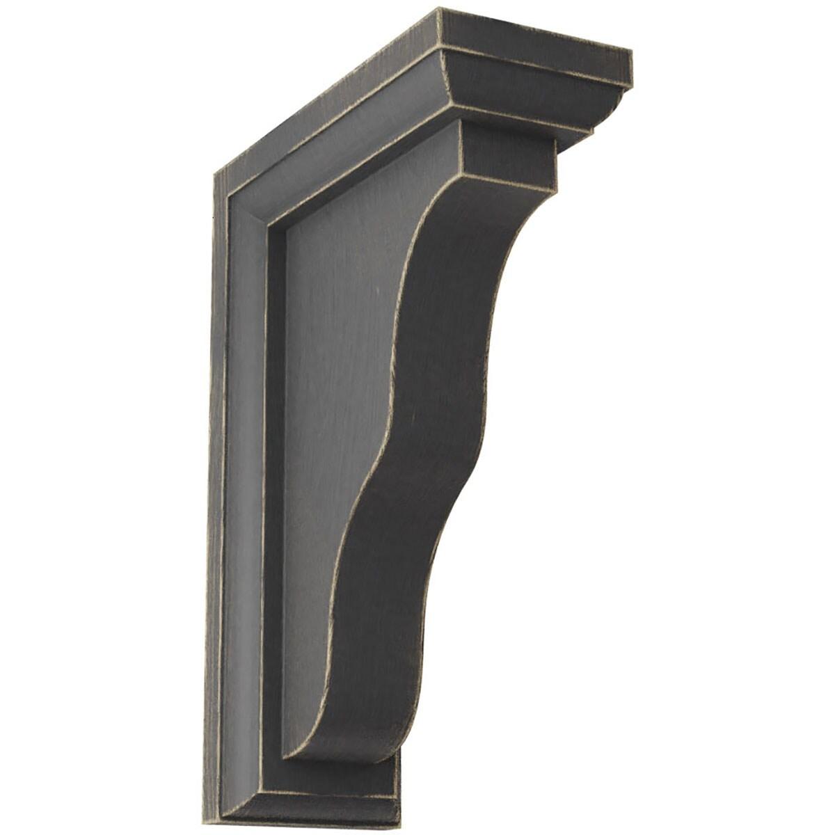 Hamilton Black Solid Wood Vintage Corbel Bracket