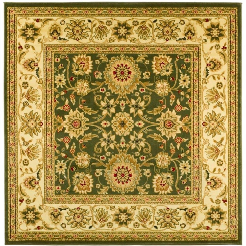 Lyndhurst LNH212 Power Loomed Area Rug - Sage/Ivory - 6'x6' - Safavieh.