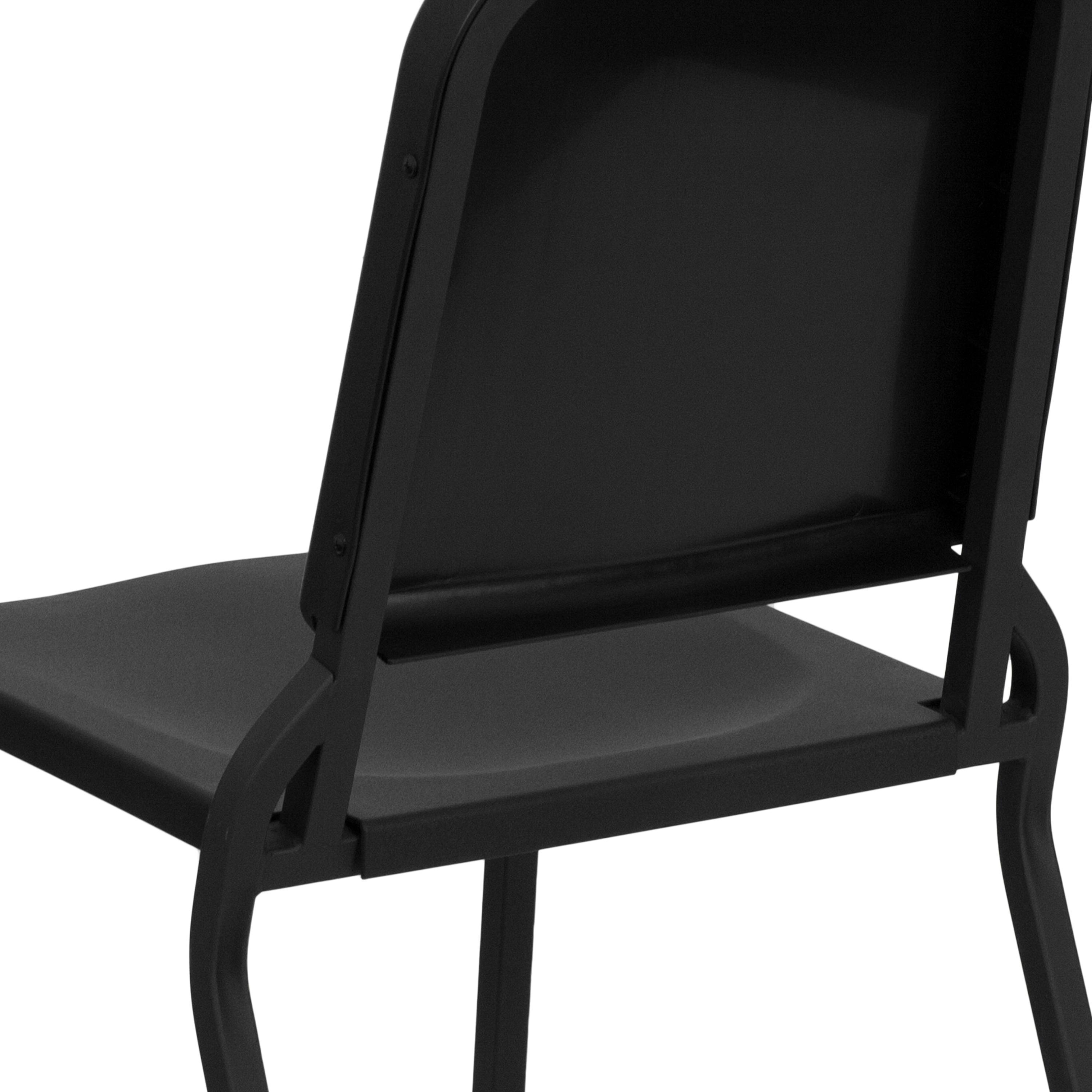 Flash Furniture HERCULES Series Black High Density Stackable Melody Band/Music Chair