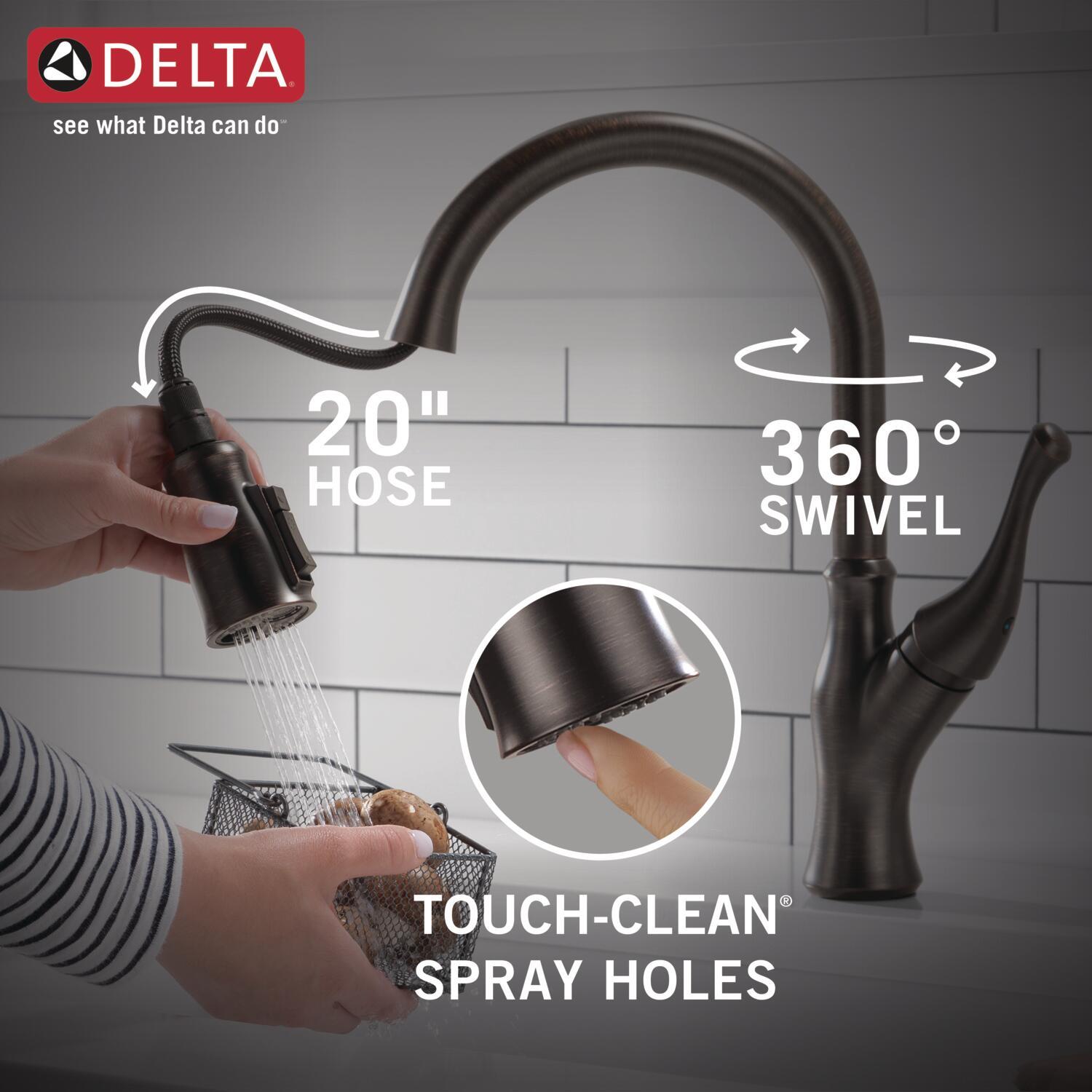 Ophelia Pull Down Single Handle Kitchen Faucet , add ShieldSpray to spray options