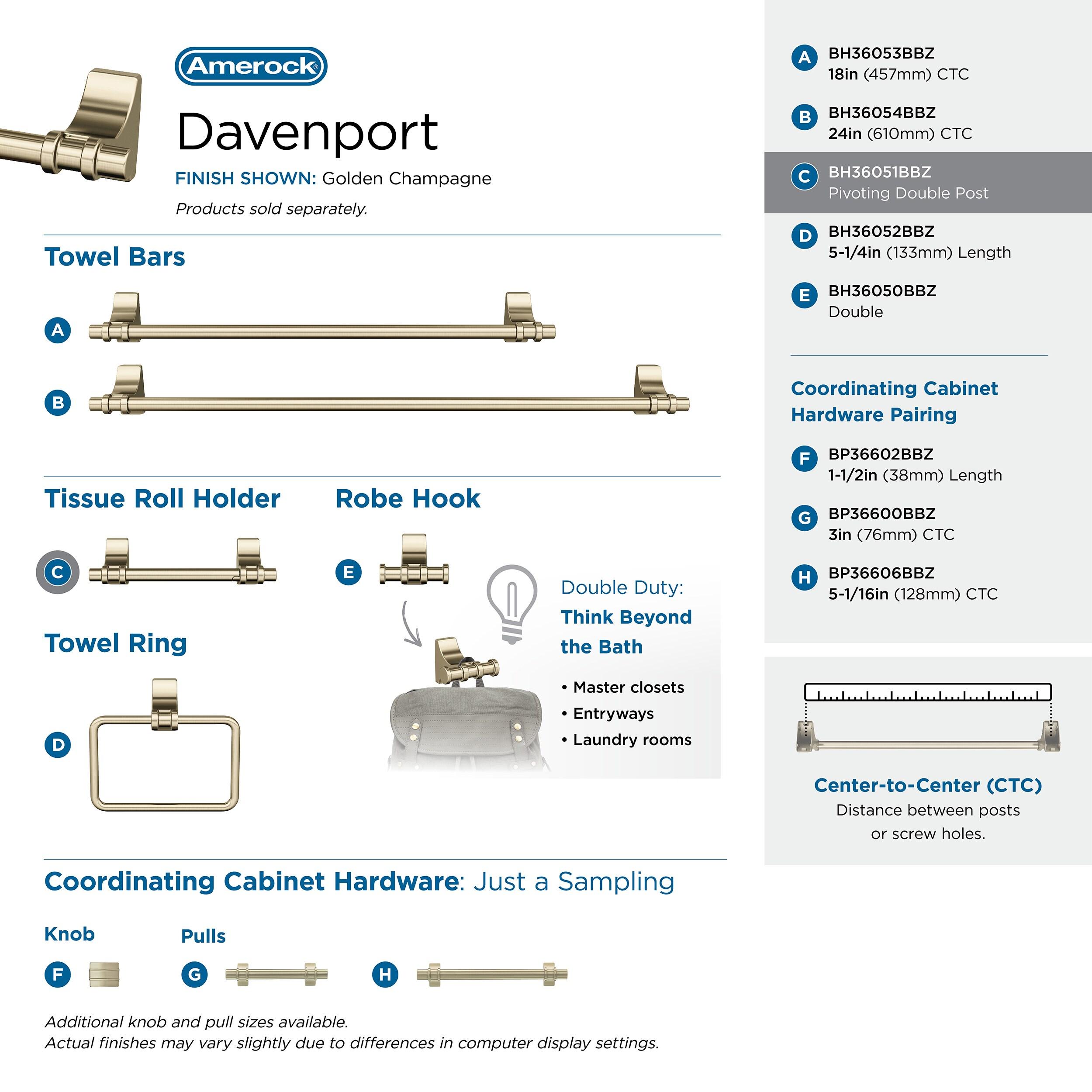 Davenport Wall Mount Toilet Paper Holder
