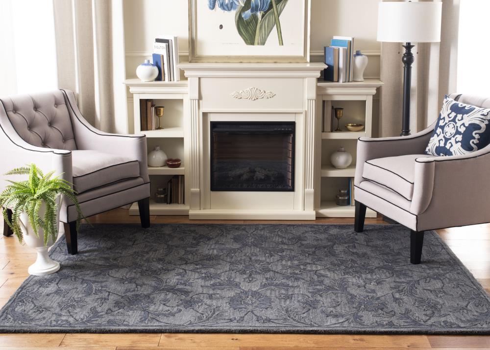 Antiquity AT824 Hand Tufted Indoor Area Rug - Grey/Multi - 5'x8' - Safavieh