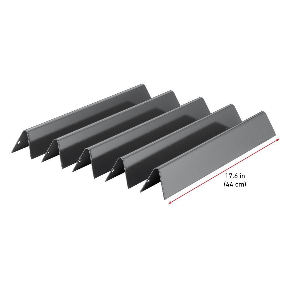 Weber Weber Replacement Flavorizer Bars, 17.5", For Genesis 300 Series (front-mounted Control Panel), Porcelain-enameled Steel (Set of 5)