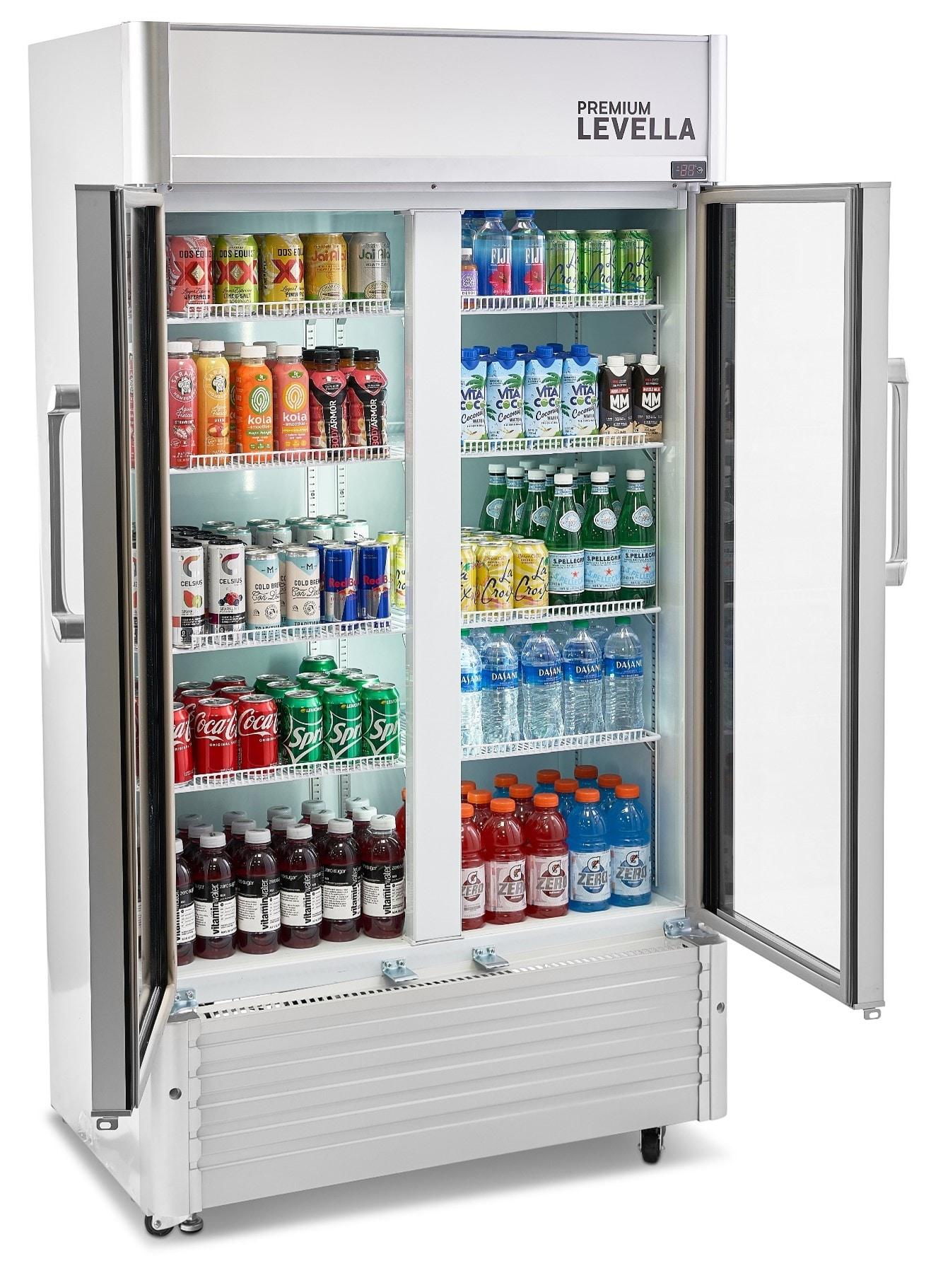 Premium Levella Premium Levella 16 Cubic Feet Merchandising Refrigerator - 35.43''