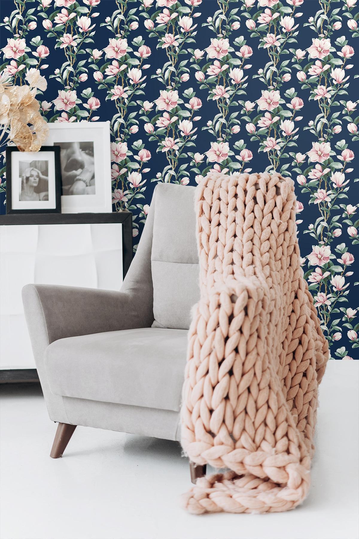 Peel & Stick Floral Roll