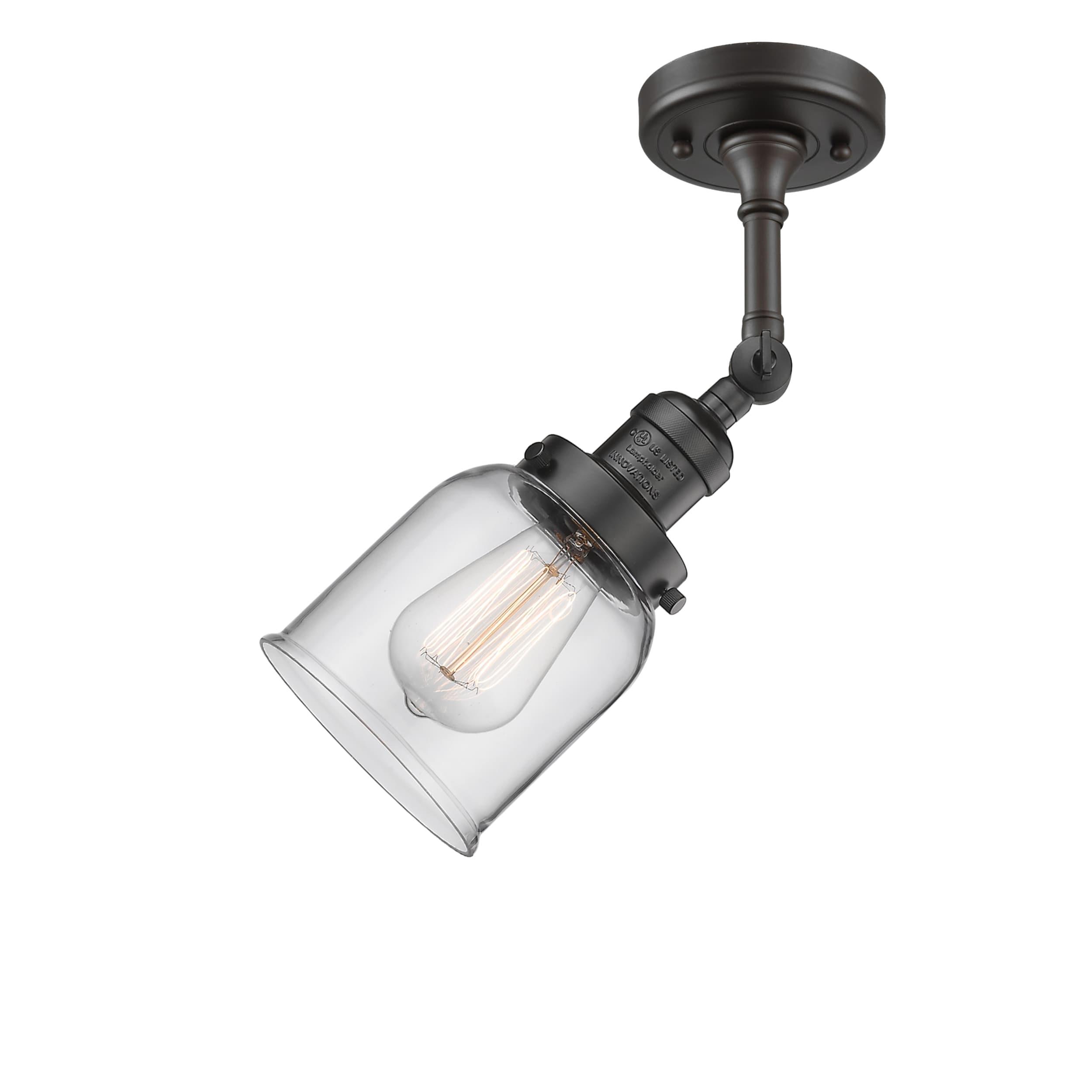 Innovations Lighting - Small Bell-1 Light Wall Sconce in Industrial Style-5