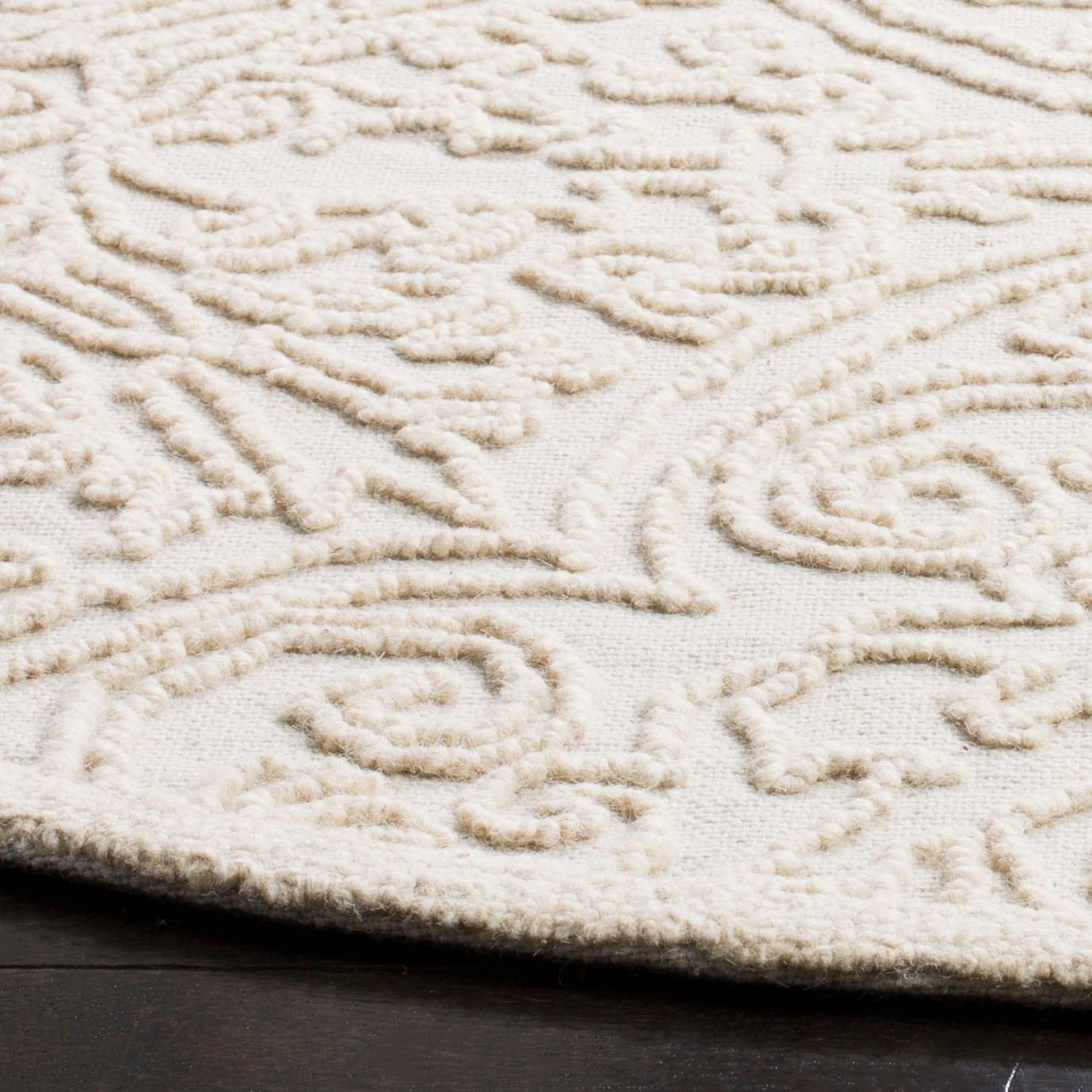 Trace TRC101 Hand Tufted Area Rug - Ivory - 5'x8' - Safavieh.