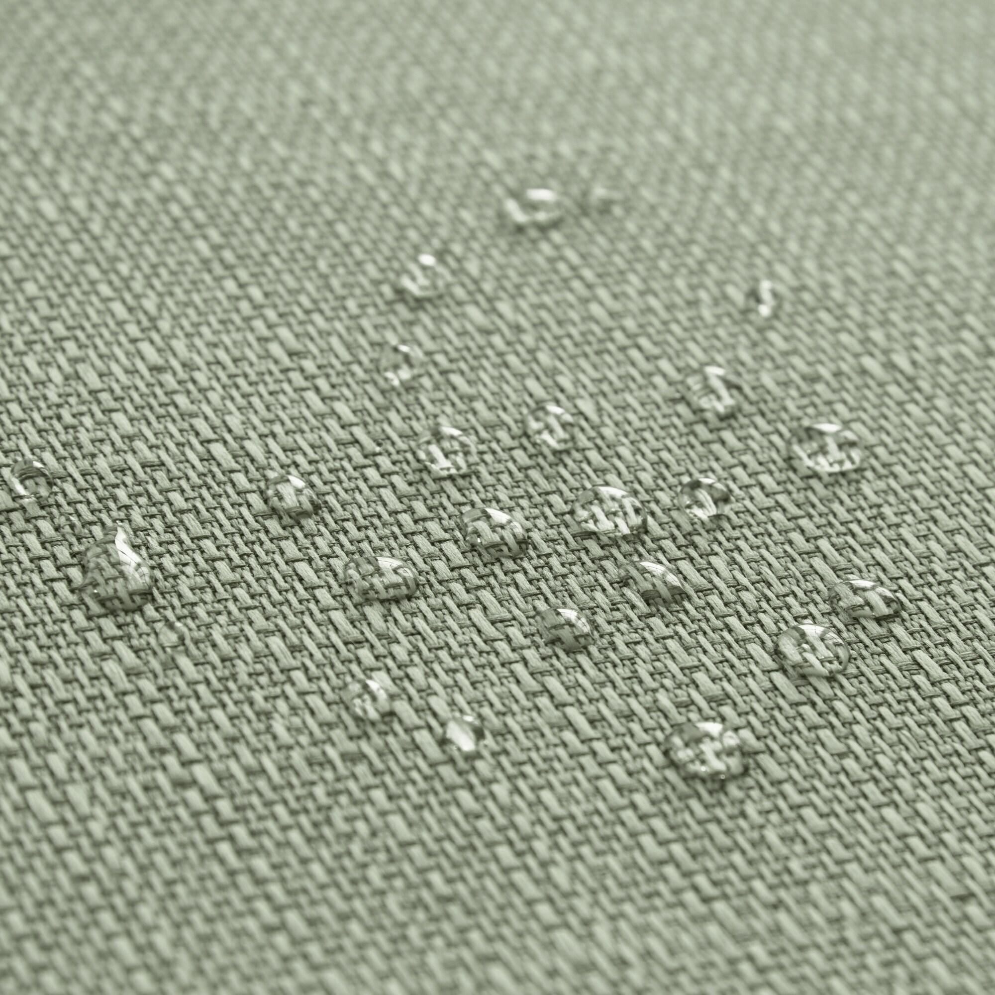 Laurel Solid Texture Water and Stain Resistant Tablecloth - 60" x 144" - Sage - Elrene Home Fashions