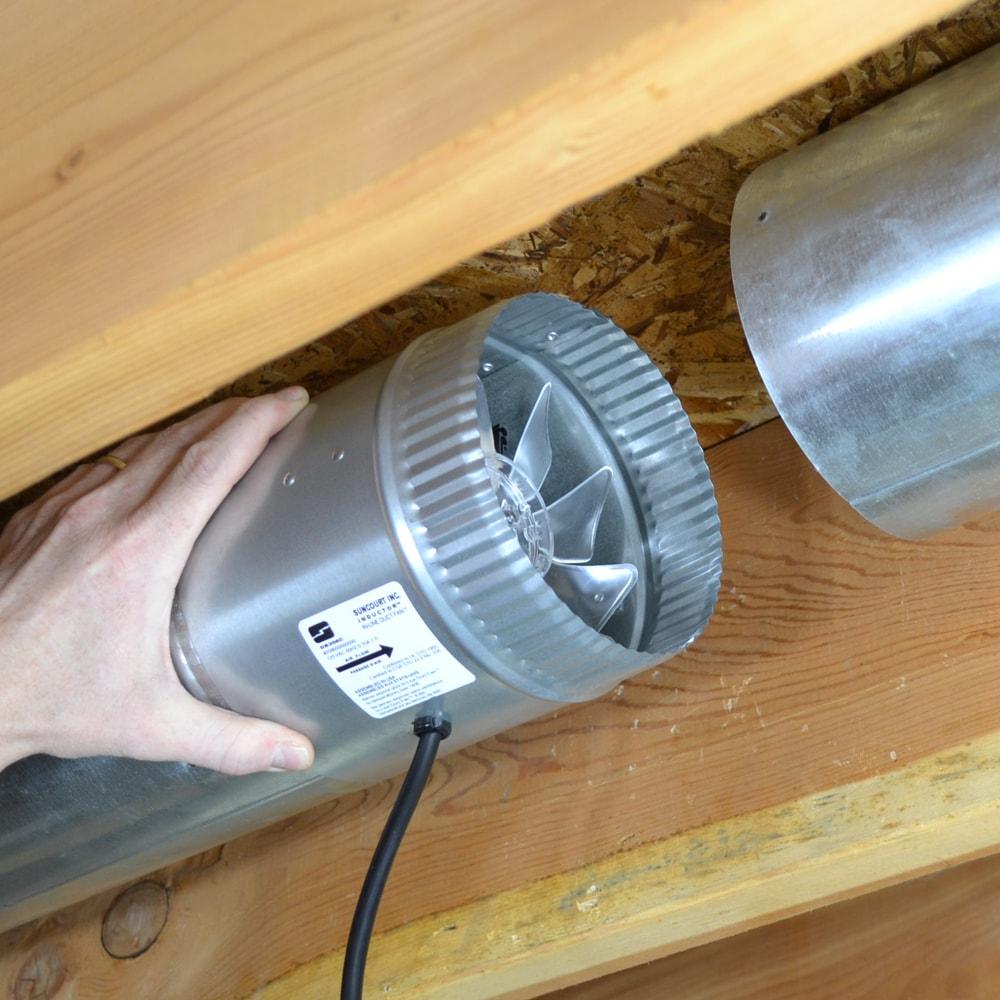 1PC Suncourt In-Line Duct Air Booster Fan