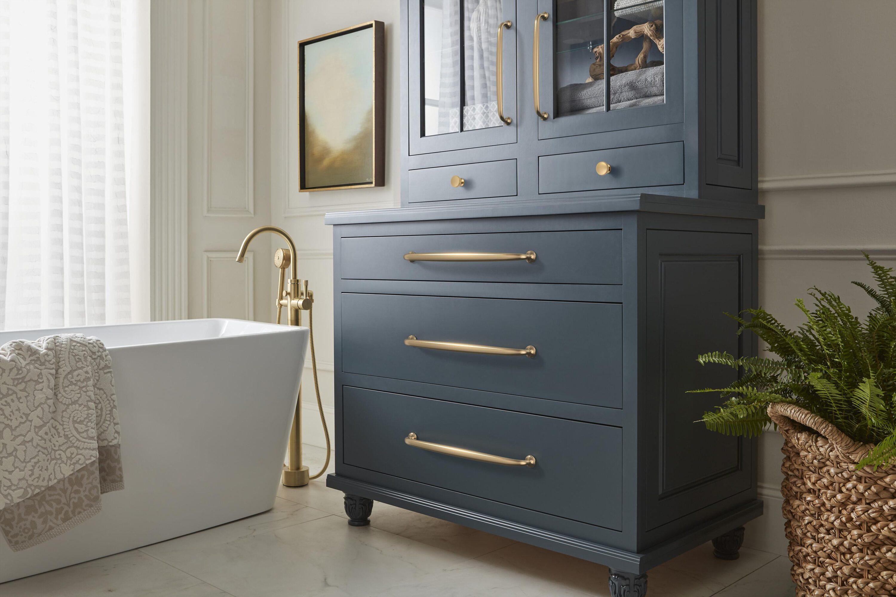 Amerock Renown 12 inch (305mm) Center-to-Center Champagne Bronze Appliance Pull