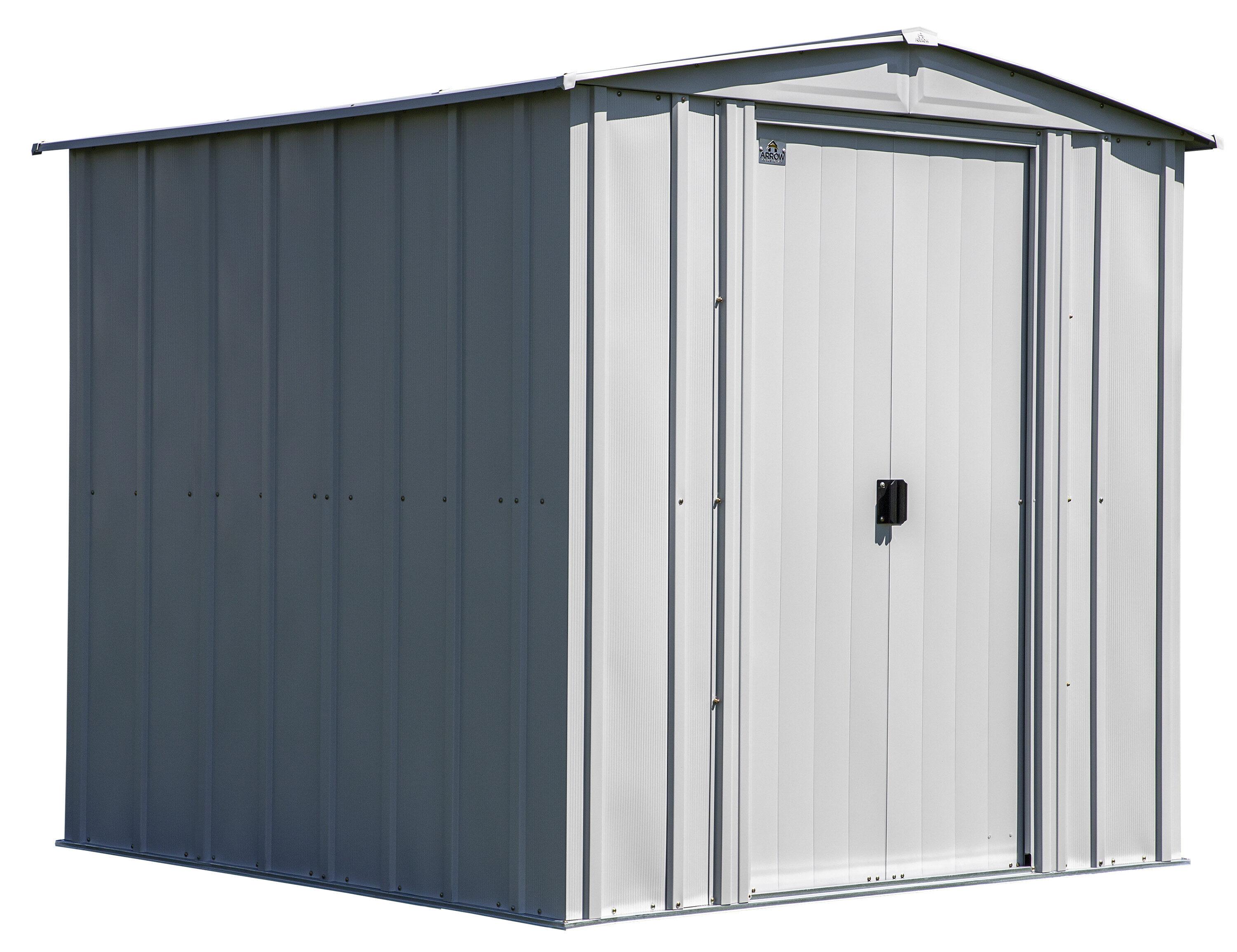 Arrow 6 ft. W x 7 ft. D Steel Vertical Storage Shed