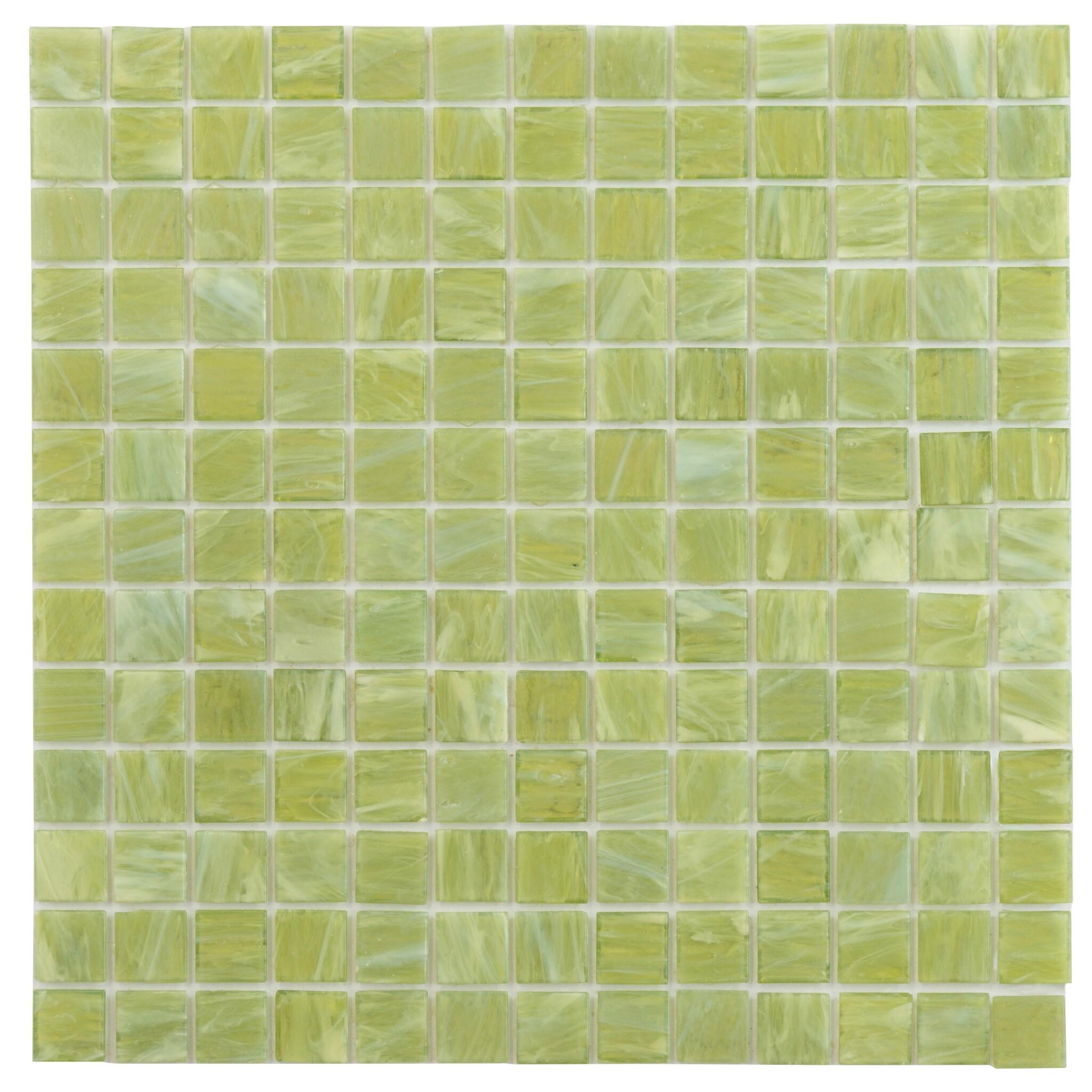 Celestial 0.8" x 0.8" Glass Grid Mosaic Wall & Floor Tile