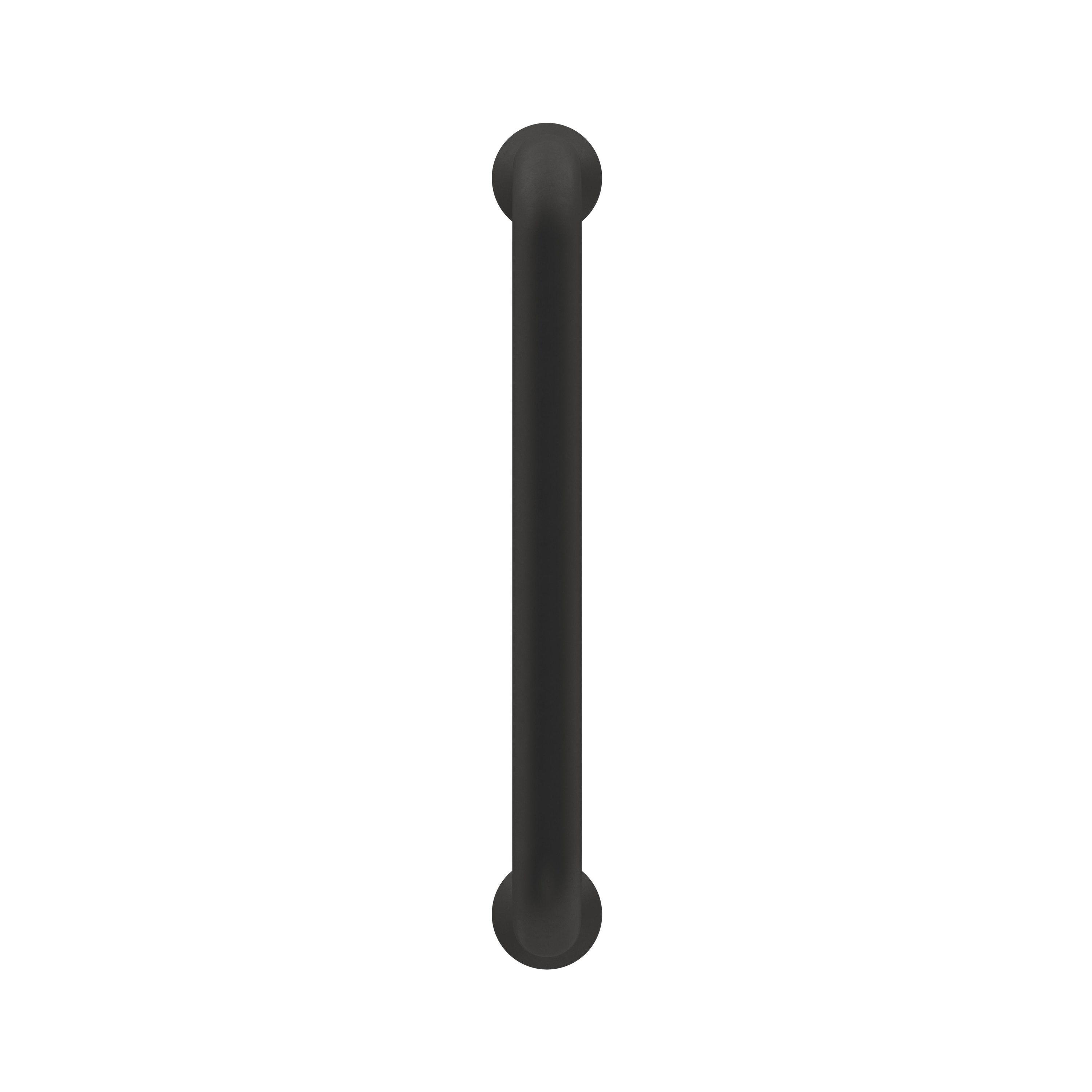 Amerock Factor 3-3/4 inch (96mm) Center-to-Center Matte Black Cabinet Pull